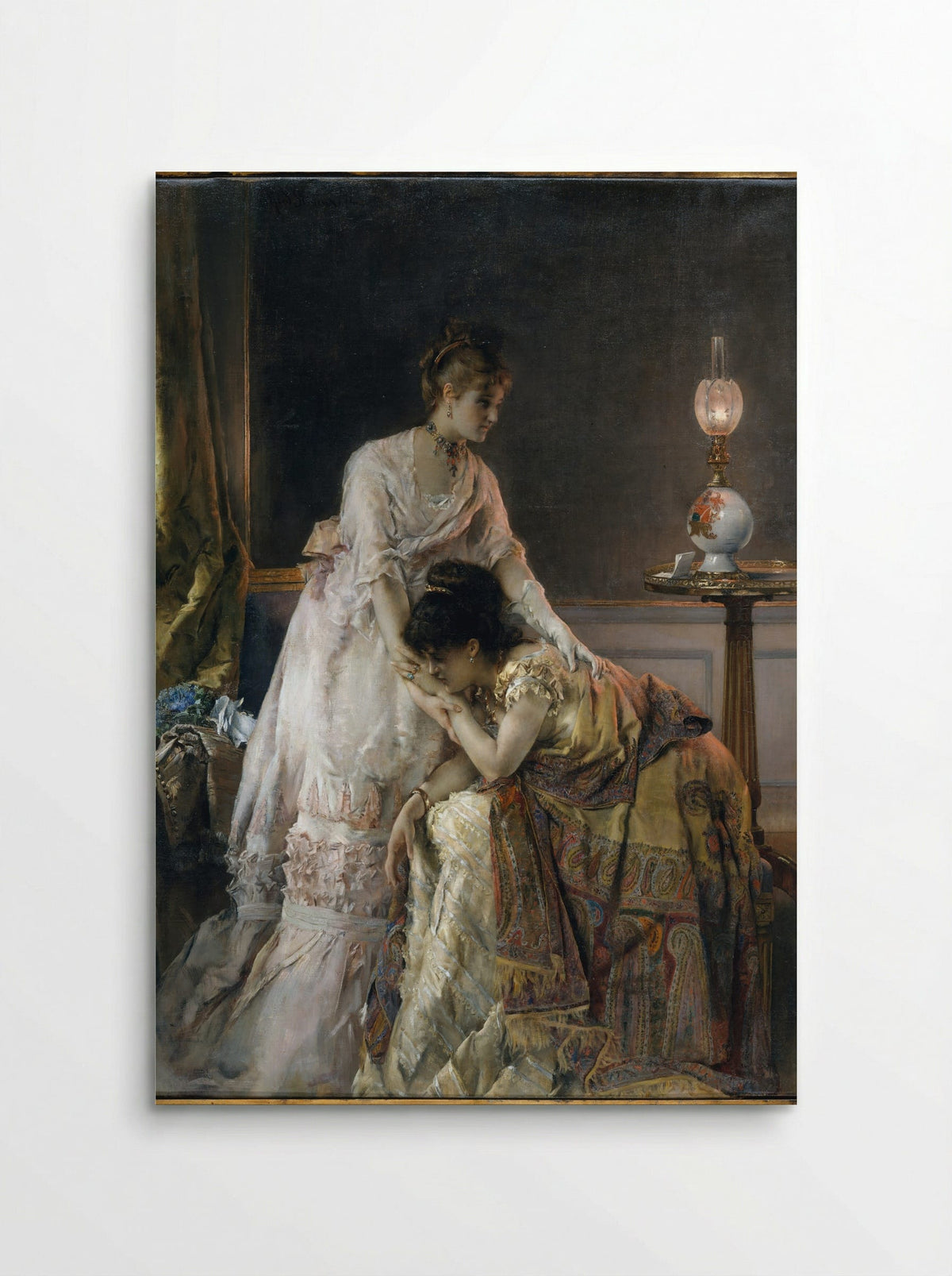 After the Ball - Alfred Stevens - Poster
