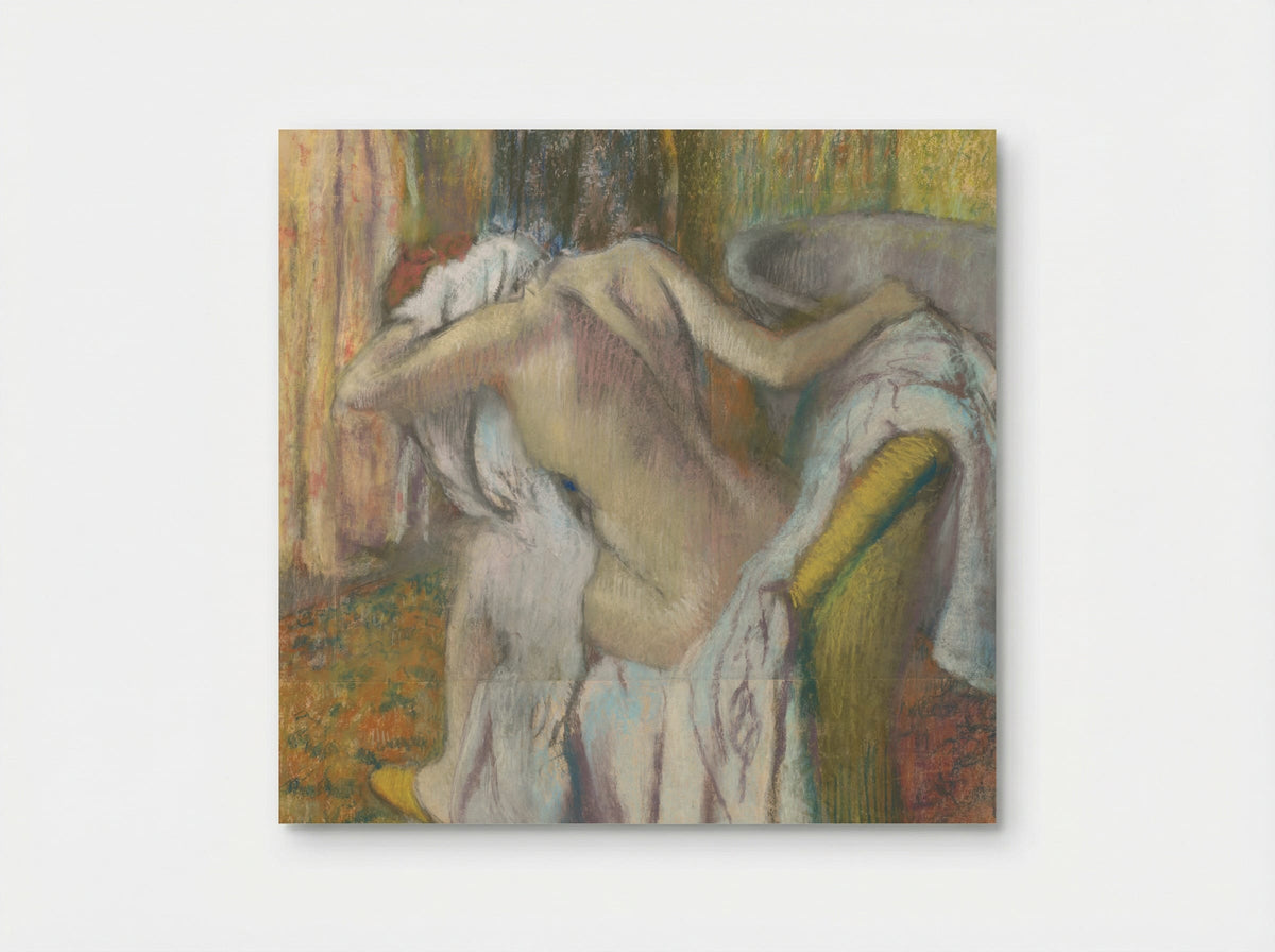 After the Bath, Woman Drying Herself - Edgar Degas - Poster