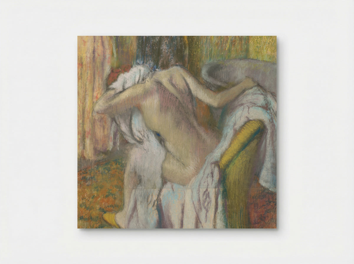 After the Bath, Woman Drying Herself - Edgar Degas - Poster
