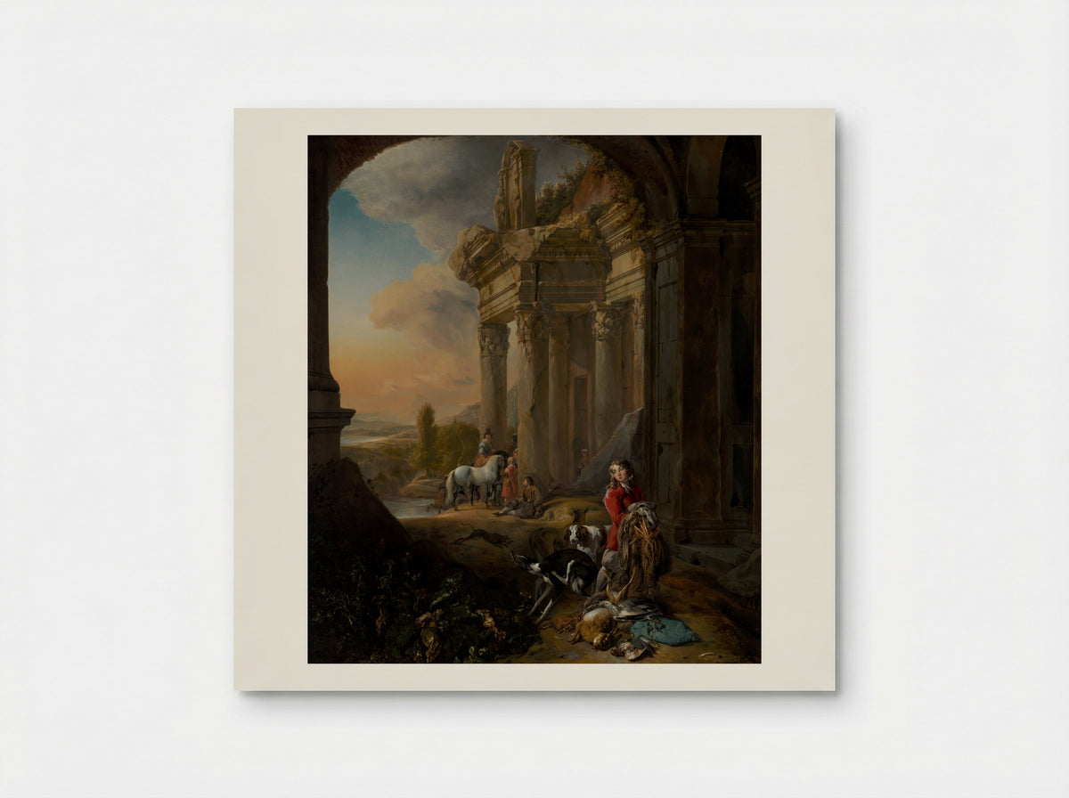 After the Hunt - Jan Baptist Weenix - Poster