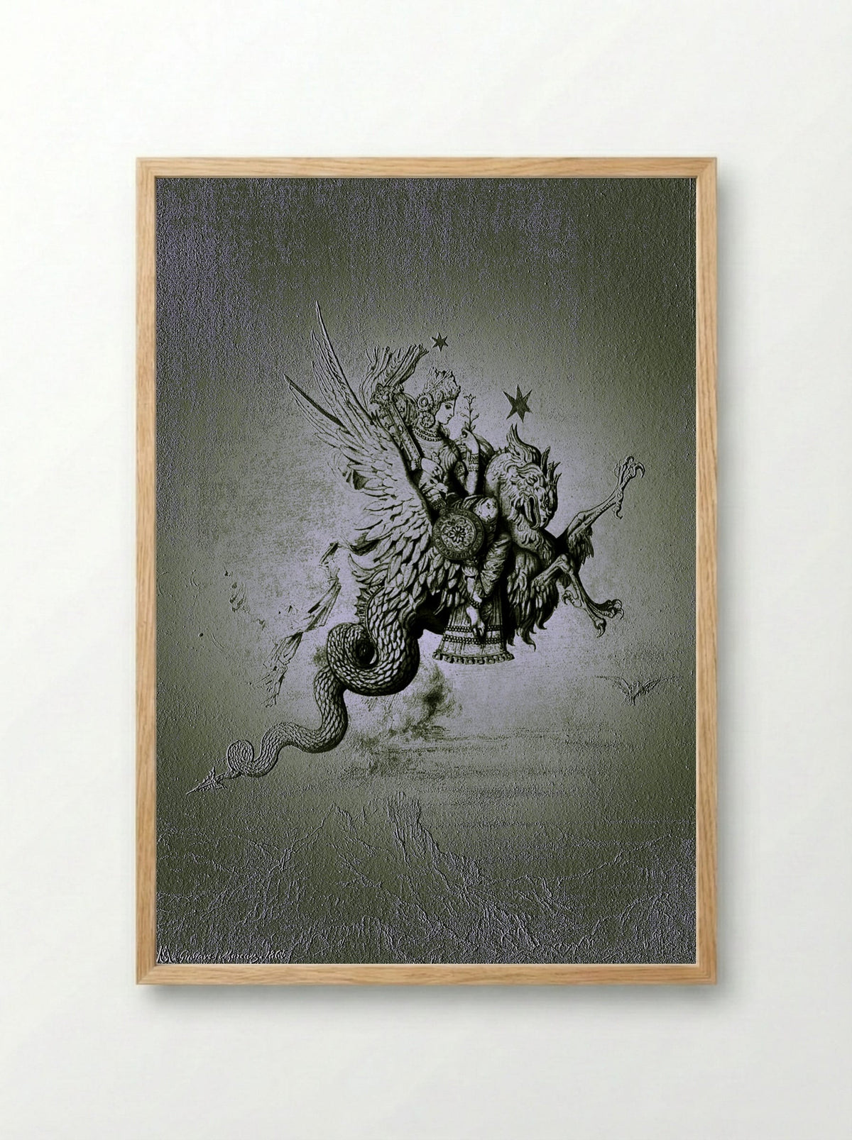 After - Gustave Moreau - Framed Print Wood