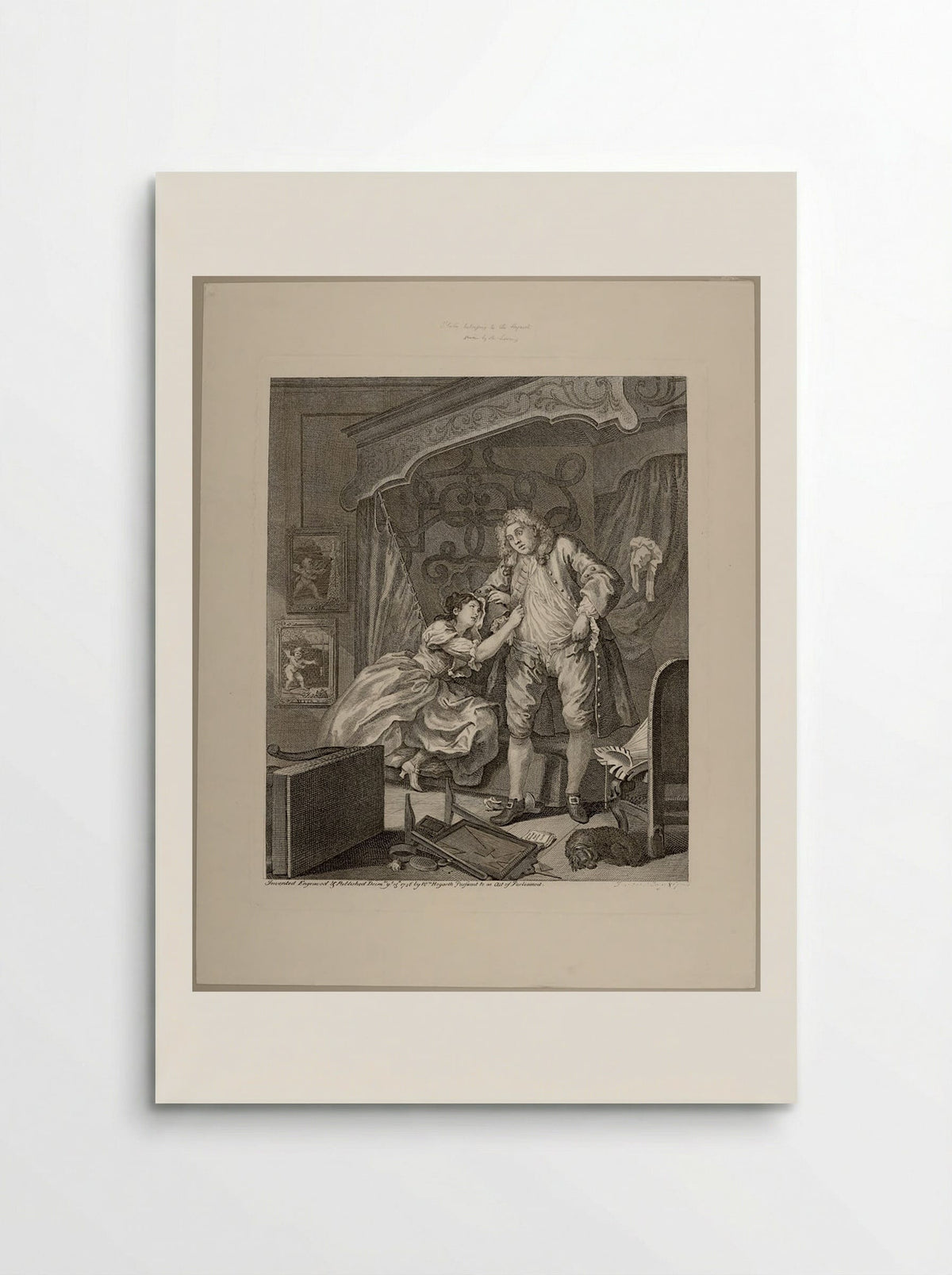 After - William Hogarth - Poster