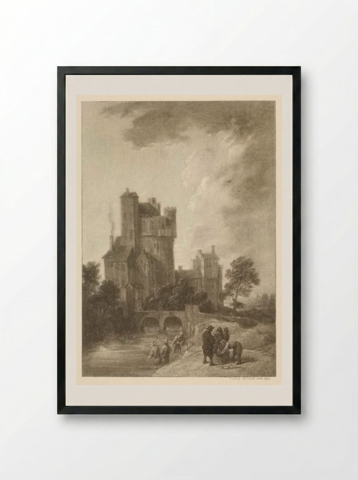 Afternoon - Timothy Cole - Framed Print Black