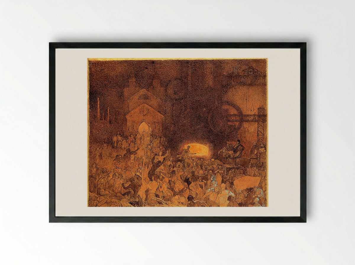 Age of Reason - Alphonse Mucha - Framed Print Black