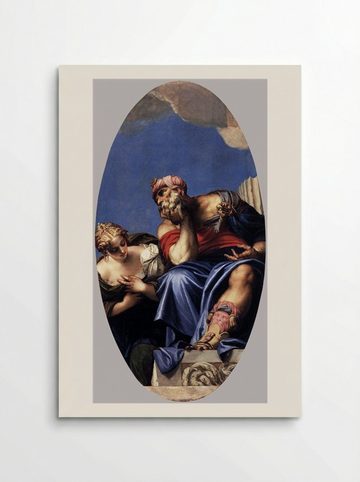 Aged Oriental with a Young Woman - Paolo Veronese - Poster