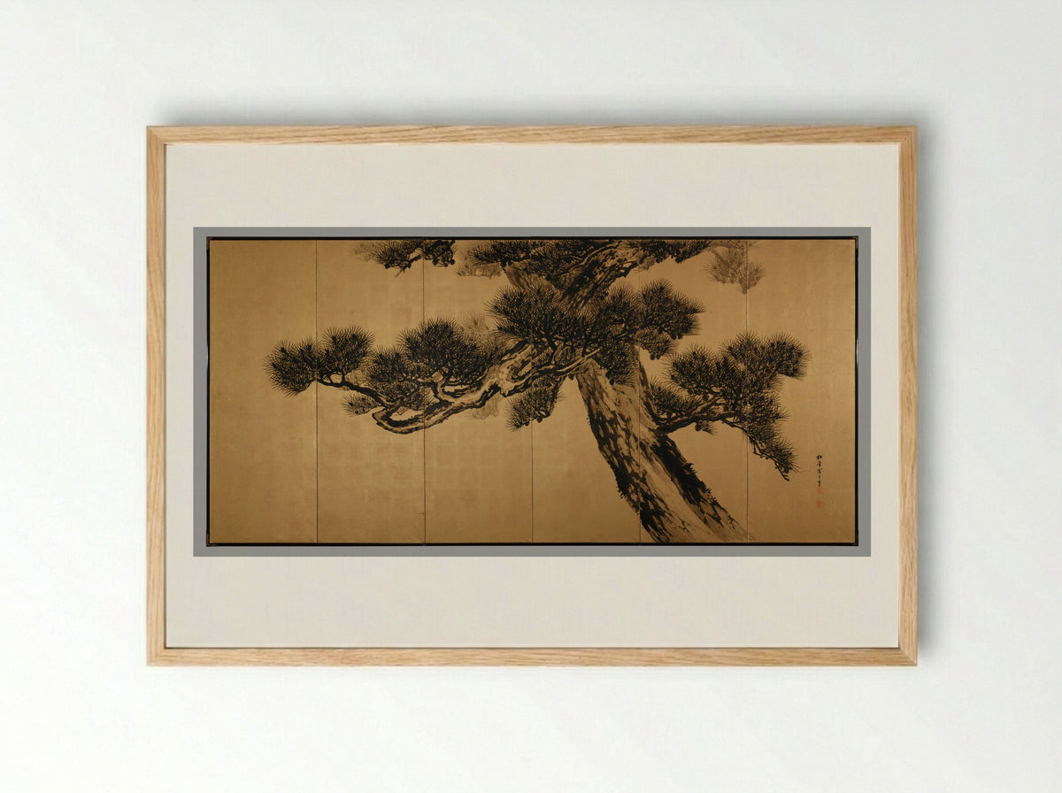 Aged Pines - Suzuki Shōnen - Framed Print Wood