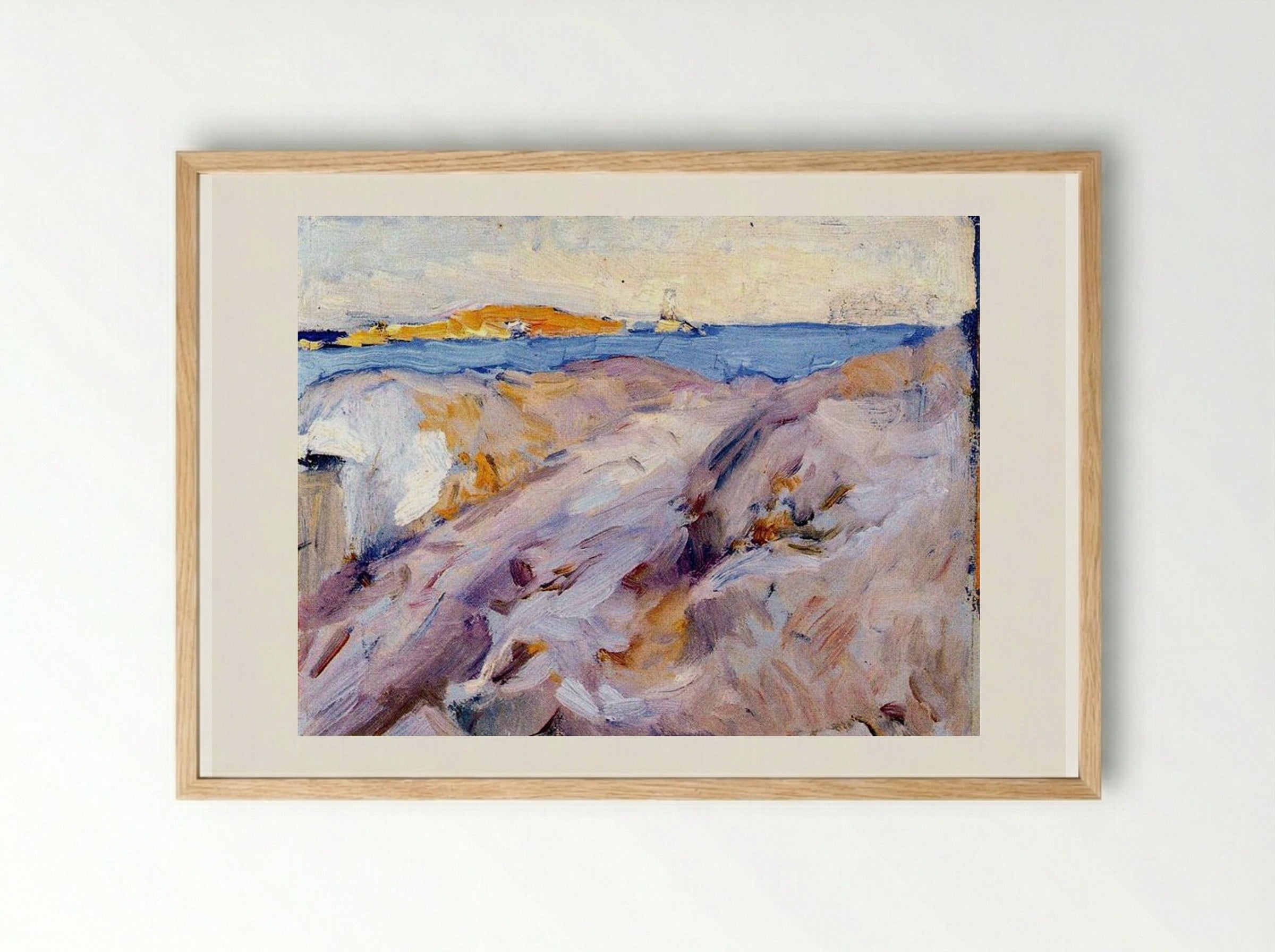 Aim of Ibiza - Joaquín Sorolla - Framed Print Wood