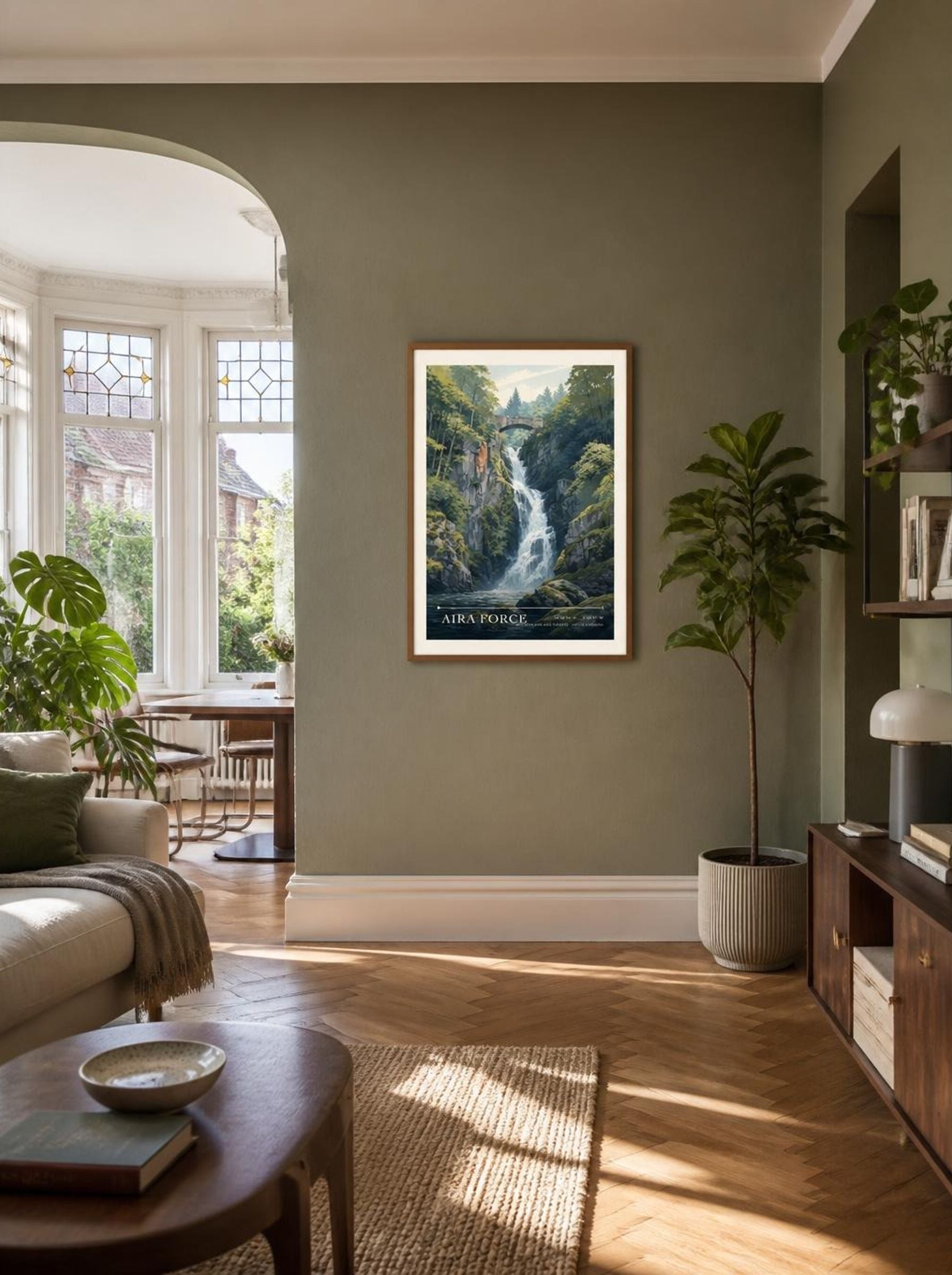 Aira Force Westmorland and Furness United Kingdom Travel Poster - Lifestyle