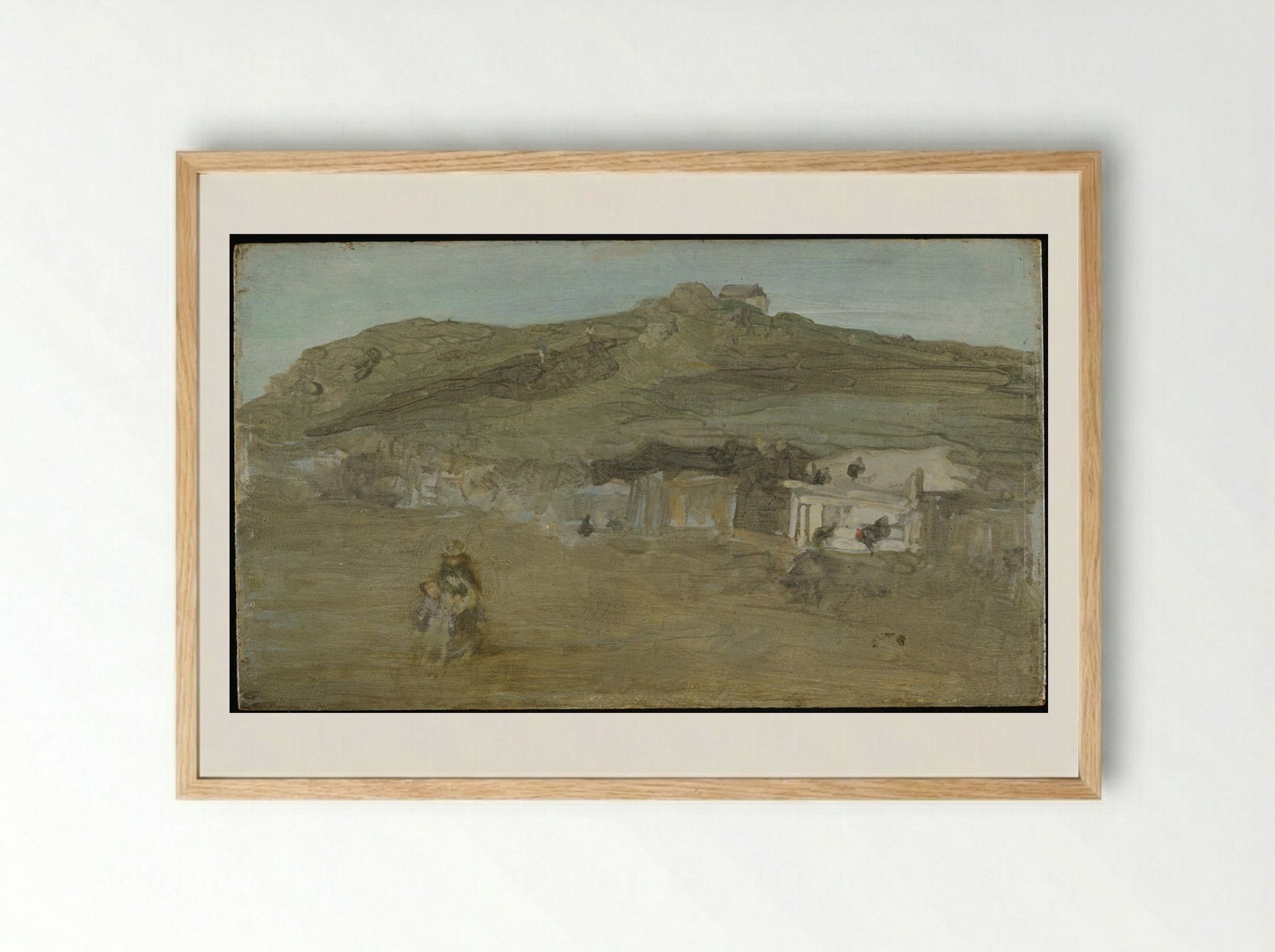 Ajaccio, Corsica - James Abbott McNeill Whistler - Framed Print Wood