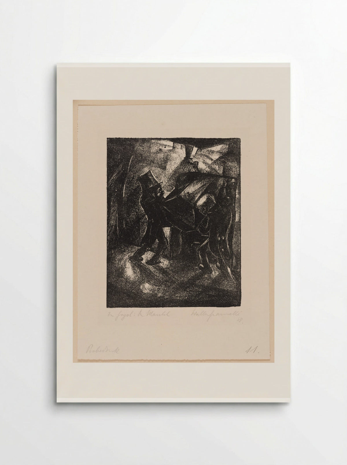 Akaki Is Carried to the Grave - Walter Gramatté - Poster