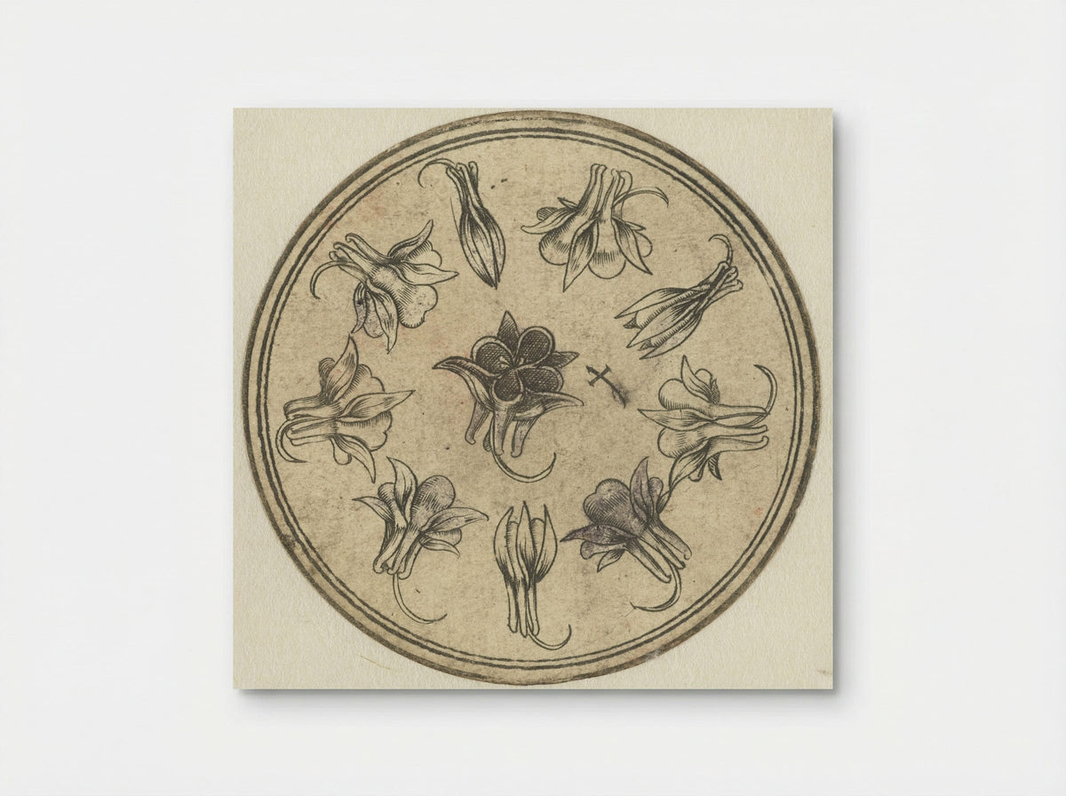 Akelei-tien (Columbine Studies) - Meester PW van Keulen - Poster