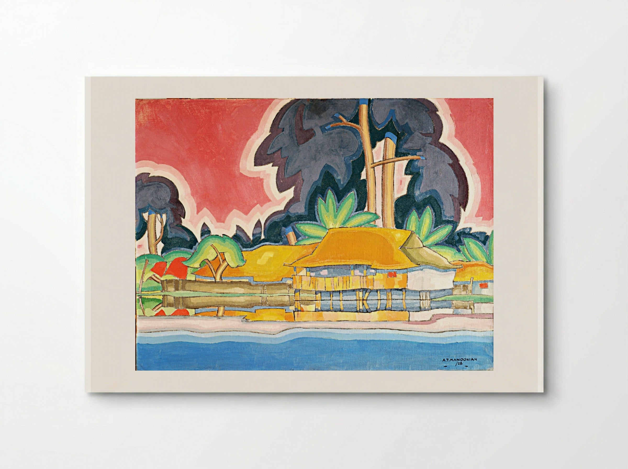 Ala Wai, Honolulu - Arman Manookian - Poster
