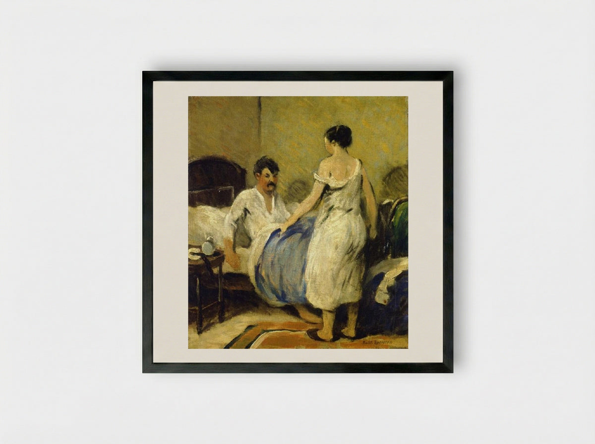 Alarm Clock - Robert Spencer - Framed Print Black