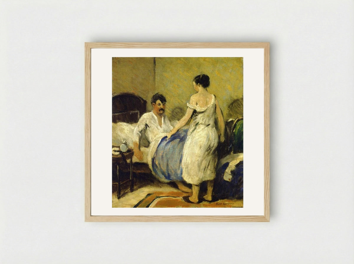 Alarm Clock - Robert Spencer - Framed Print Wood