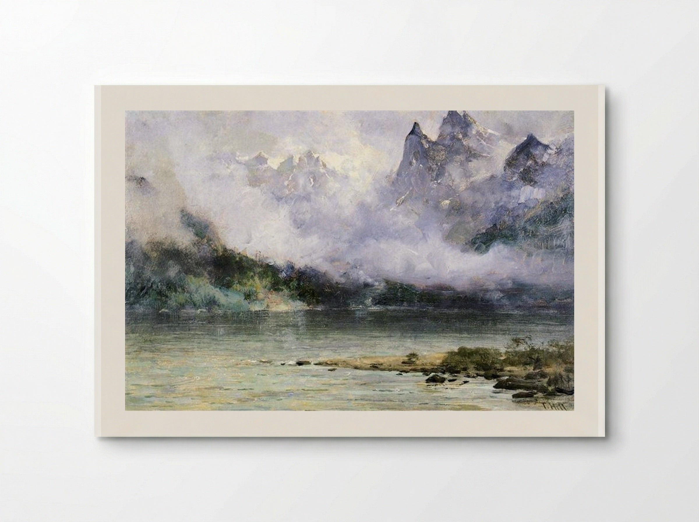 Alaska Scene near Juneau - Thomas Hill - Poster