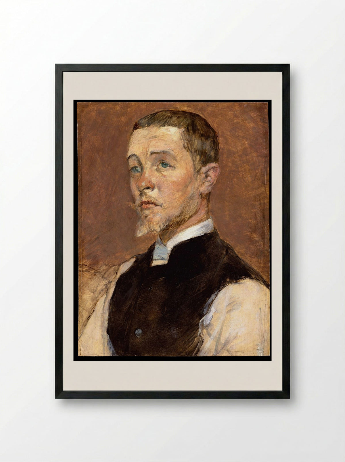 Albert Grenier (1858–1925) - Henri de Toulouse-Lautrec - Framed Print Black