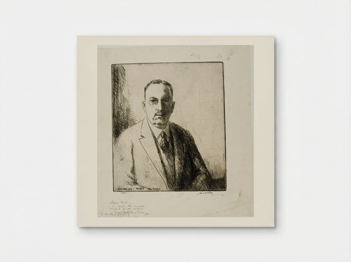 Albert H. Wiggin - James McBey - Poster