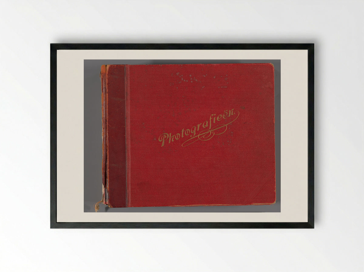 Album Cover (Photographieën) - Charlotte Alida Boelen-Matthes - Framed Print Black