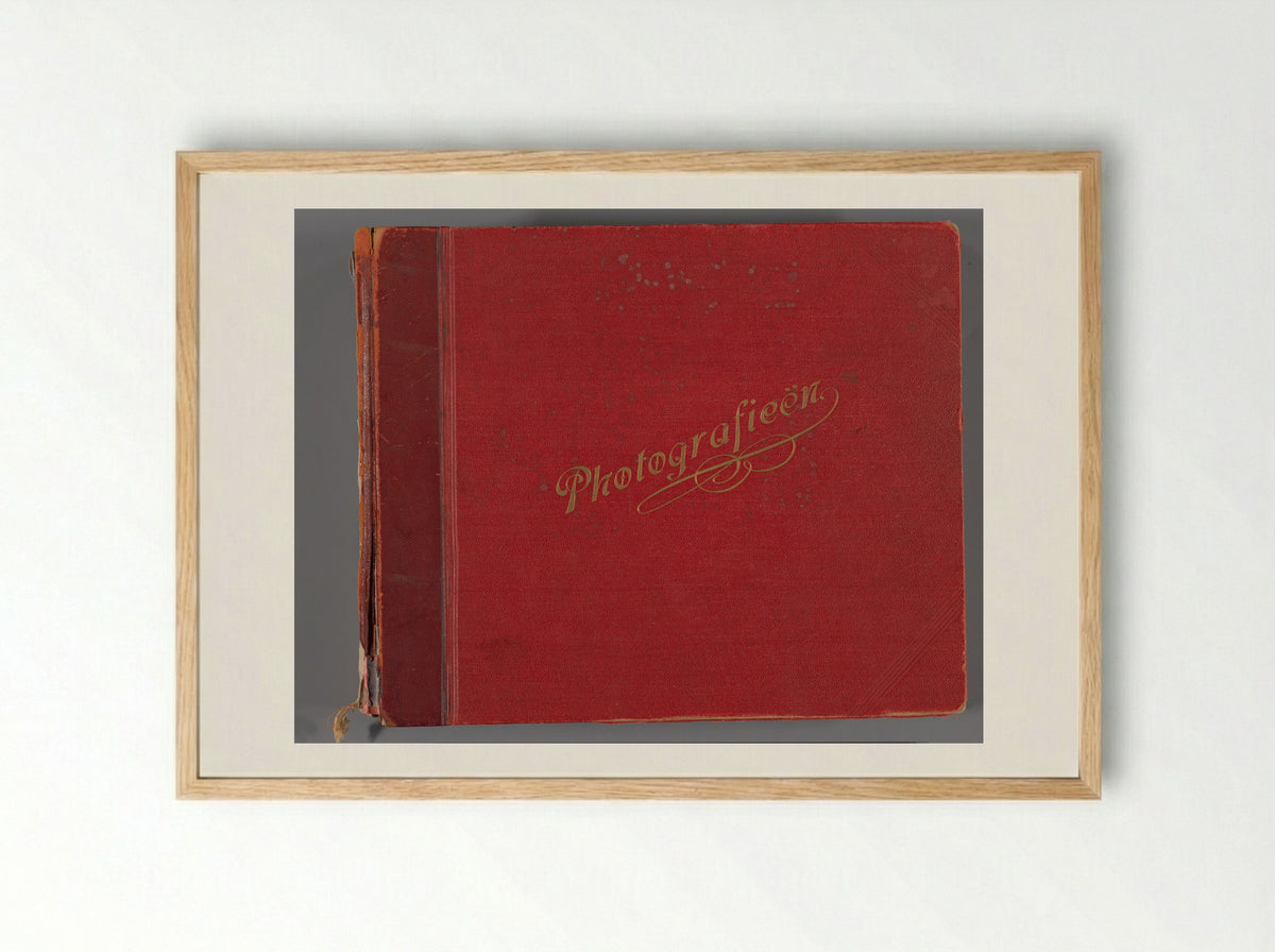 Album Cover (Photographieën) - Charlotte Alida Boelen-Matthes - Framed Print Wood