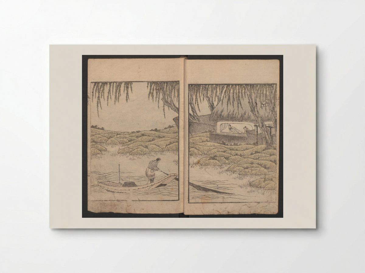 Album of Landscape Paintings by Ichiro - Yashima Gakutei - Poster