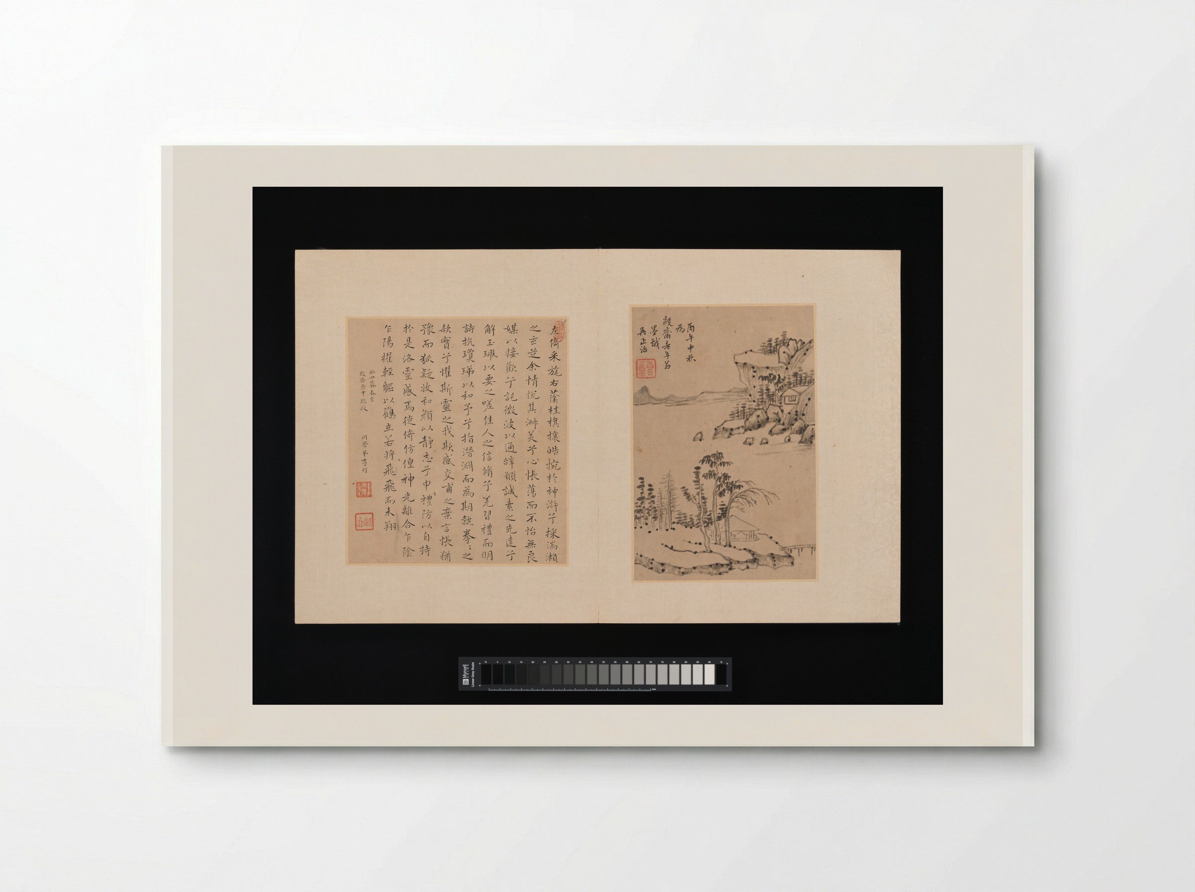 Album of painting and calligraphy for Maoshu - Various artists - Poster