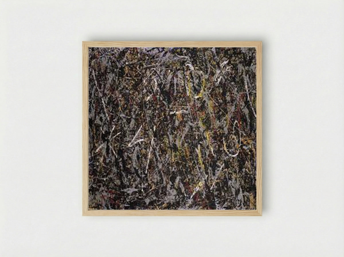 Alchemy - Jackson Pollock - Framed Print Wood