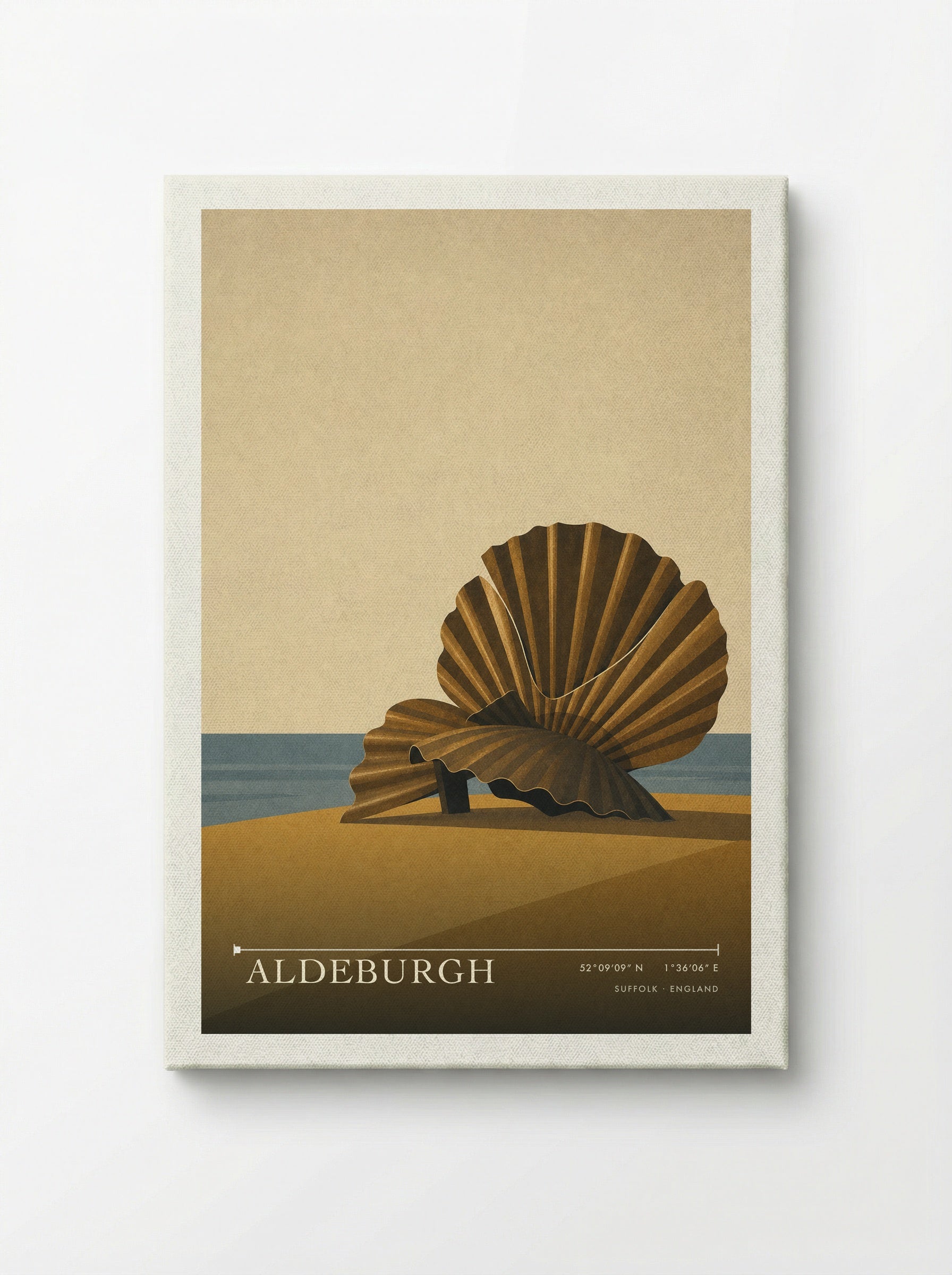 Aldeburgh Suffolk Travel Poster - Canvas