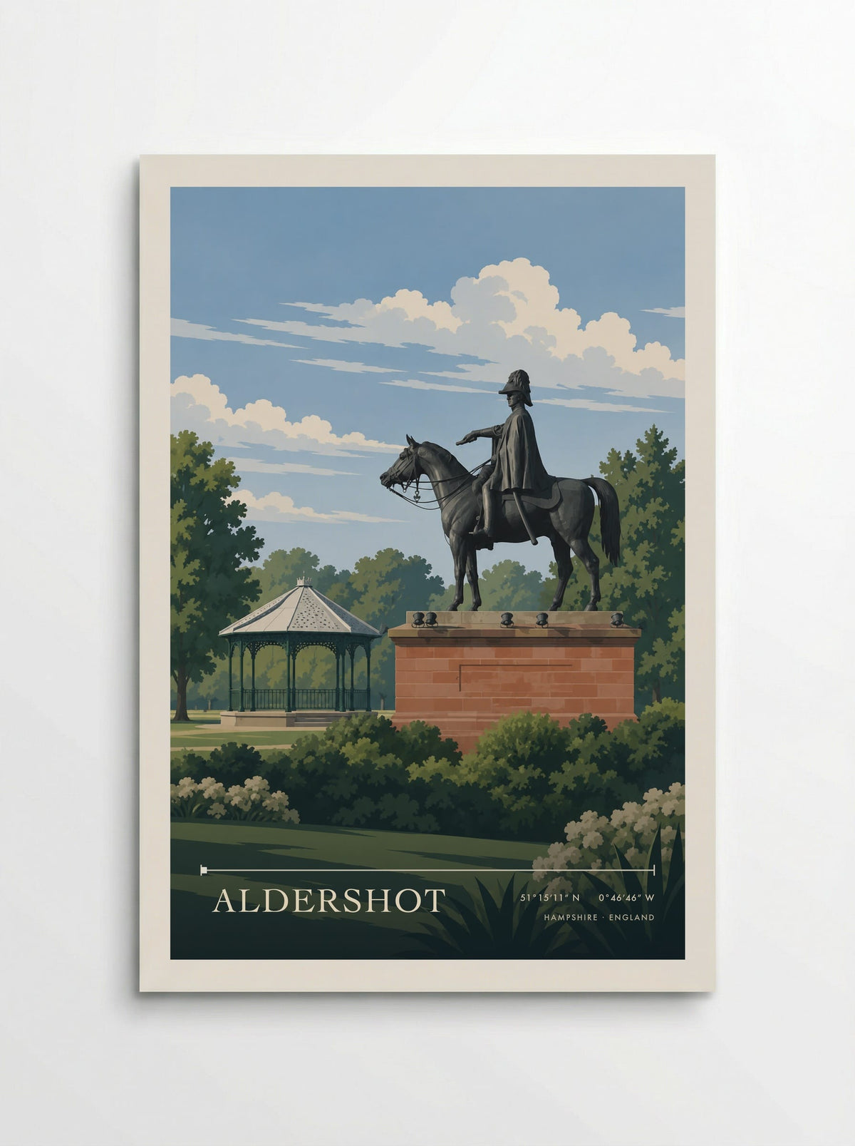 Aldershot Hampshire | Travel Poster - Poster