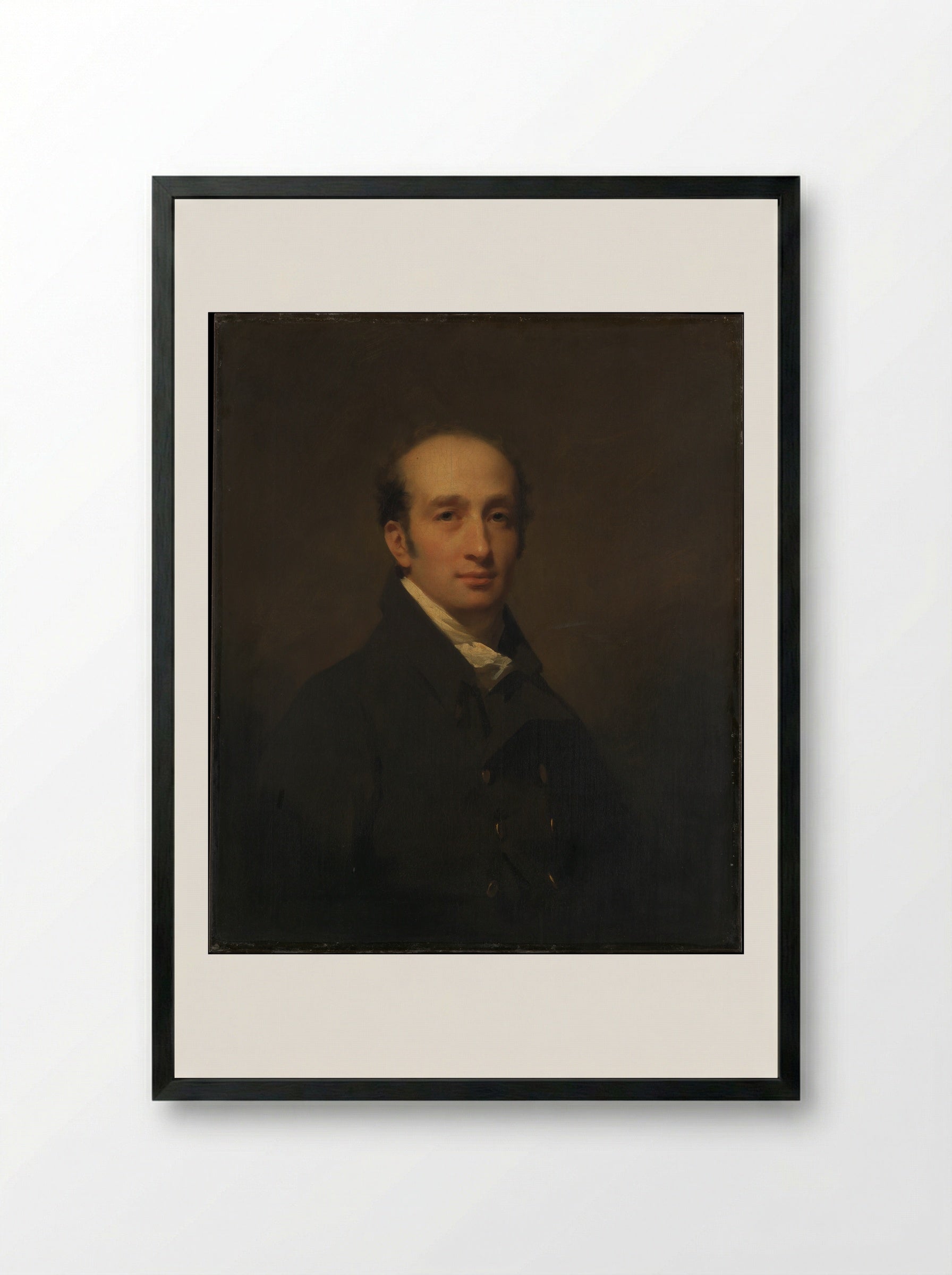 Alexander Maconochie of Meadowbank - Sir Henry Raeburn - Framed Print Black
