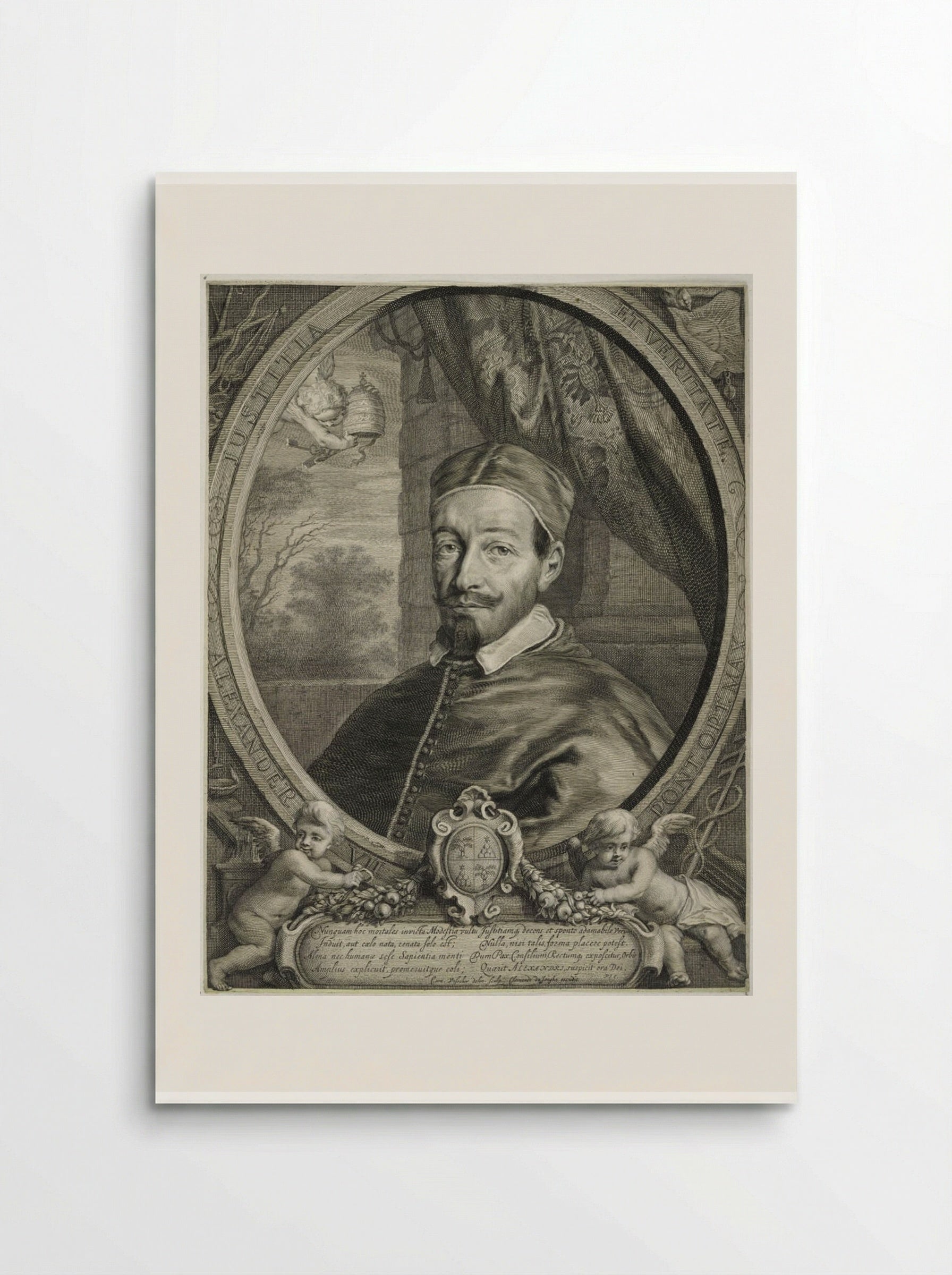 Alexander VII - Cornelis Visscher - Poster