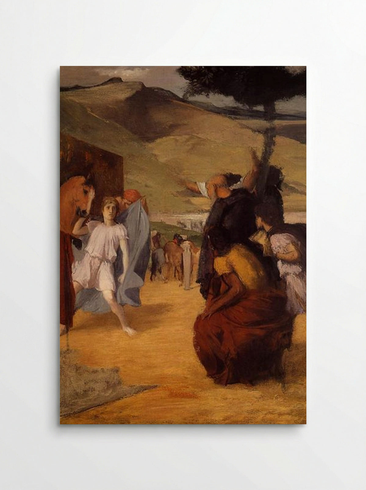 Alexander and Bucephalus - Edgar Degas - Poster