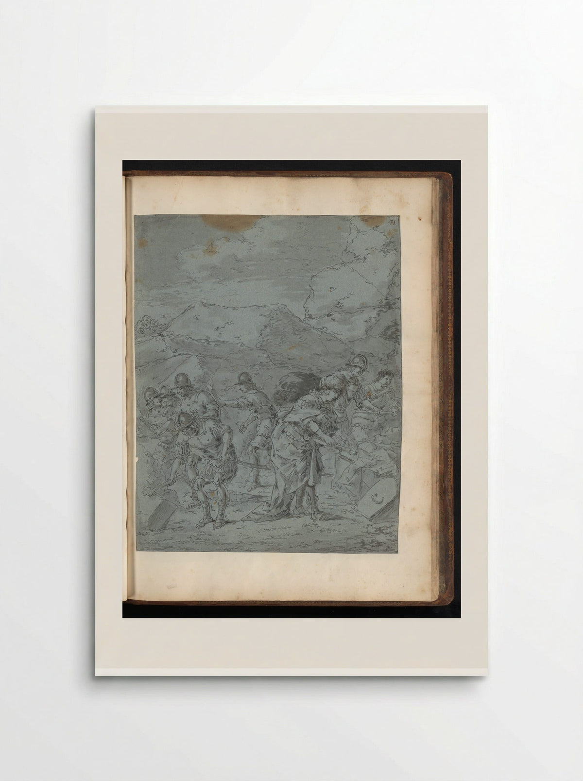 Alexander the Great Burning His Baggage - Leonaert Bramer - Poster