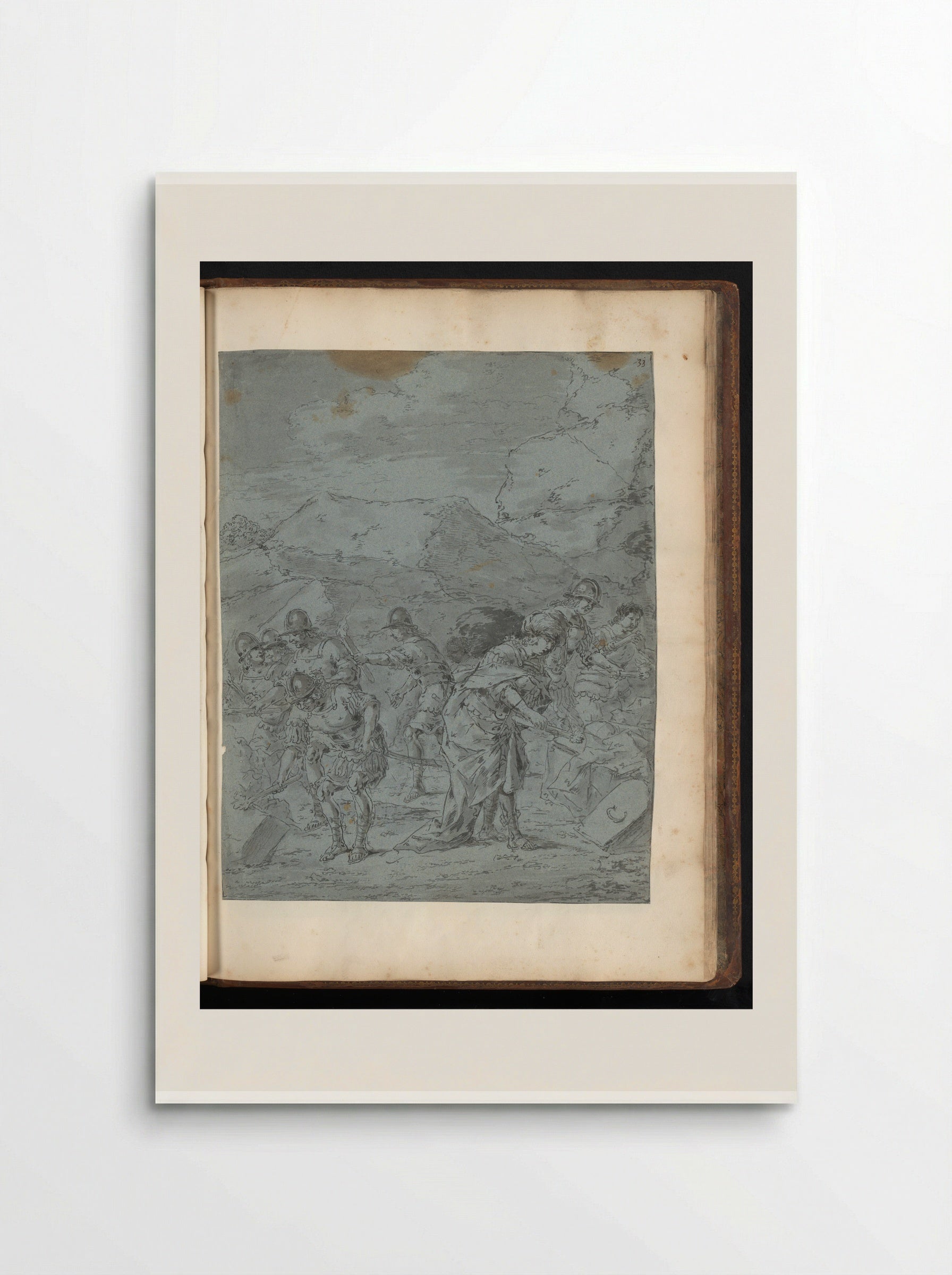 Alexander the Great Burning His Baggage - Leonaert Bramer - Poster