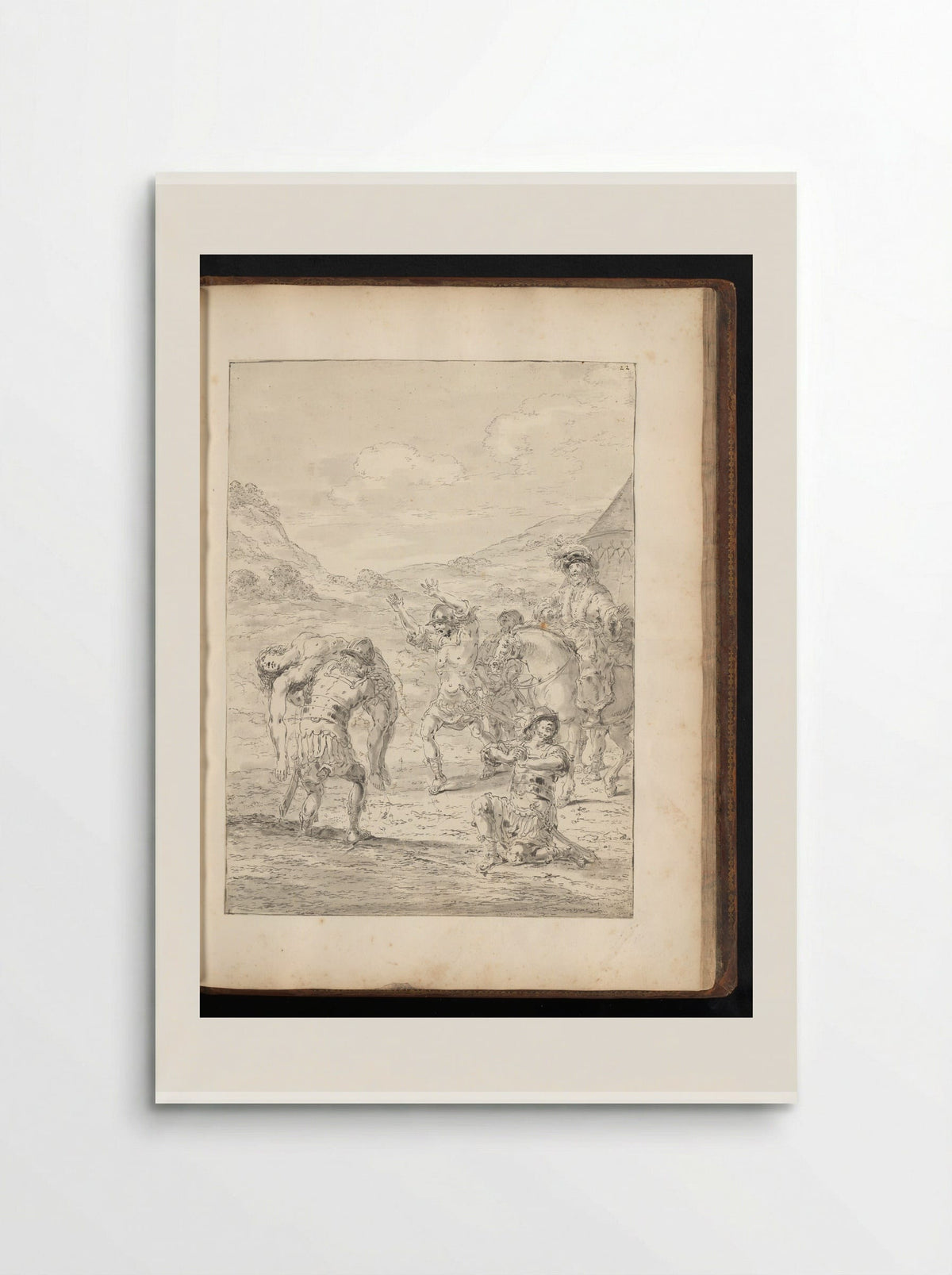Alexander the Great Carried from the Cydnus - Leonaert Bramer - Poster