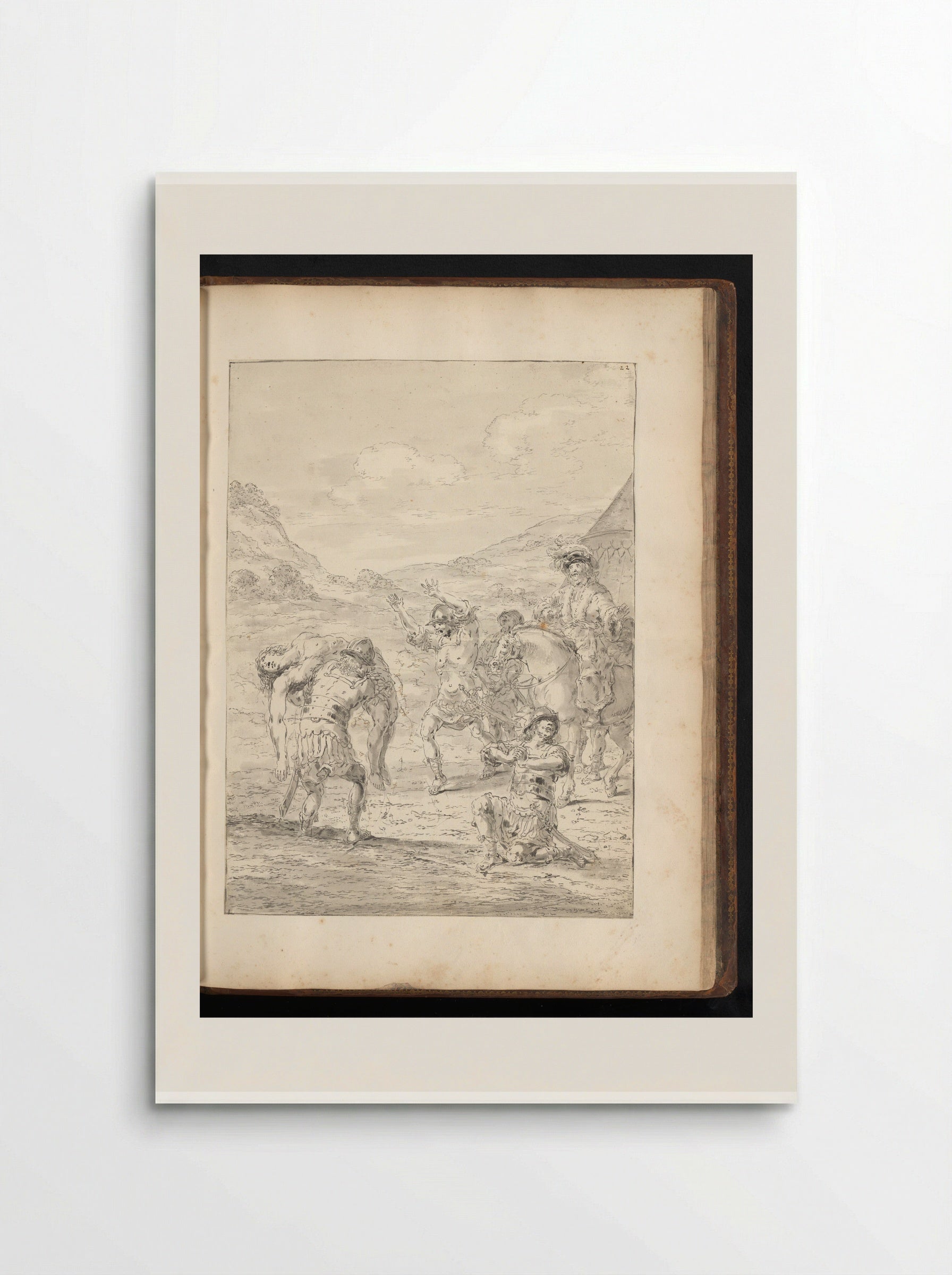 Alexander the Great Carried from the Cydnus - Leonaert Bramer - Poster