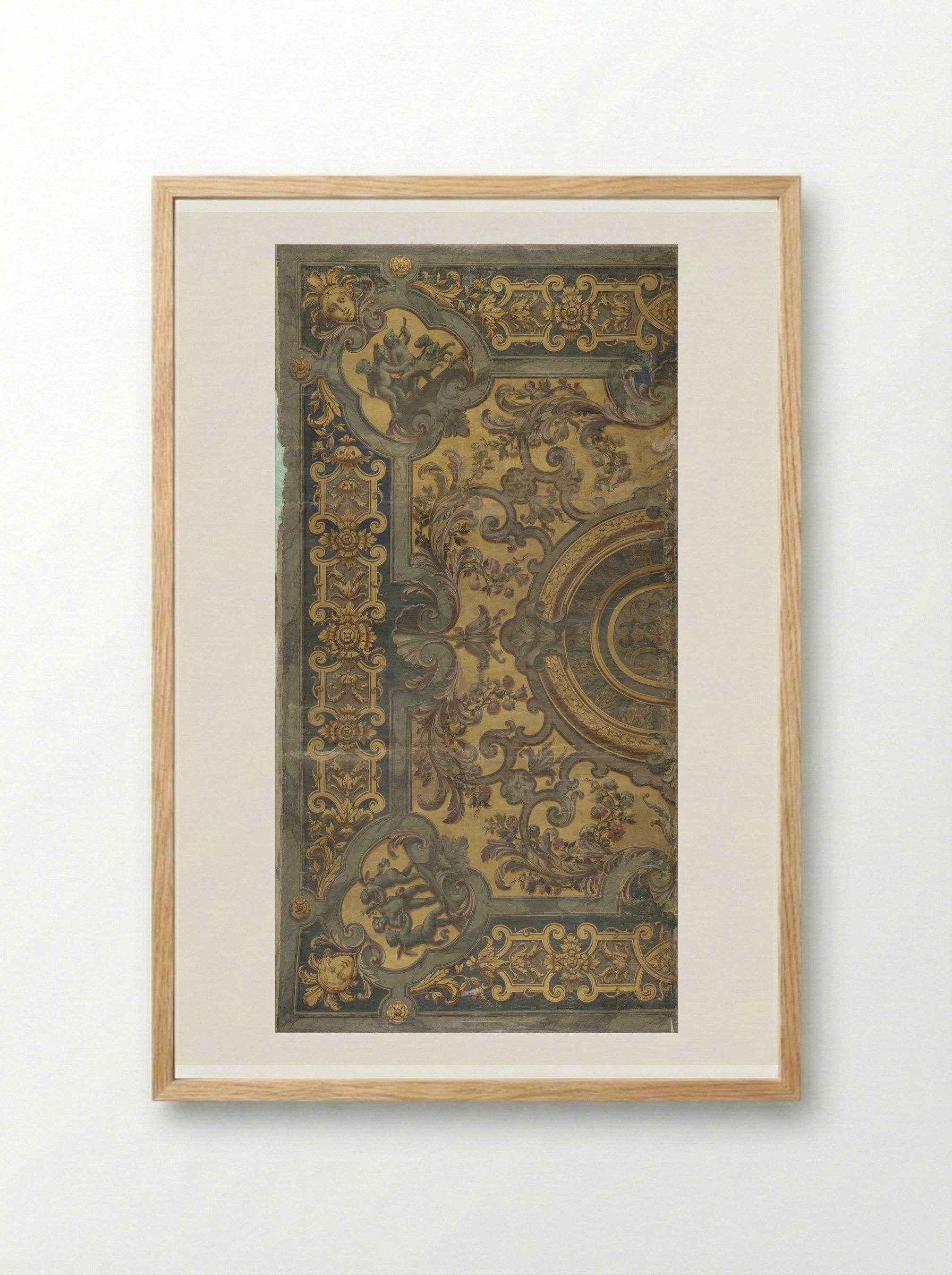 Alexander the Great Covering the Body of Darius with his Mantle - Elias van Nijmegen - Framed Print Wood