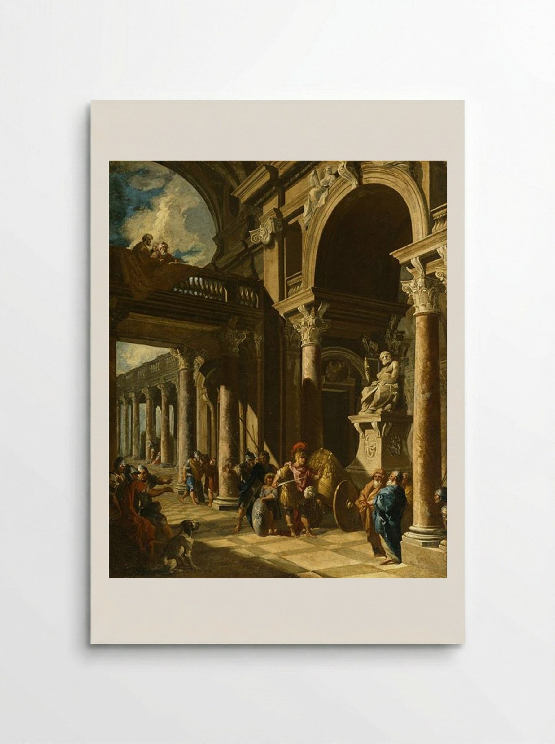 Alexander the Great Cutting the Gordian Knot - Giovanni Paolo Panini - Poster