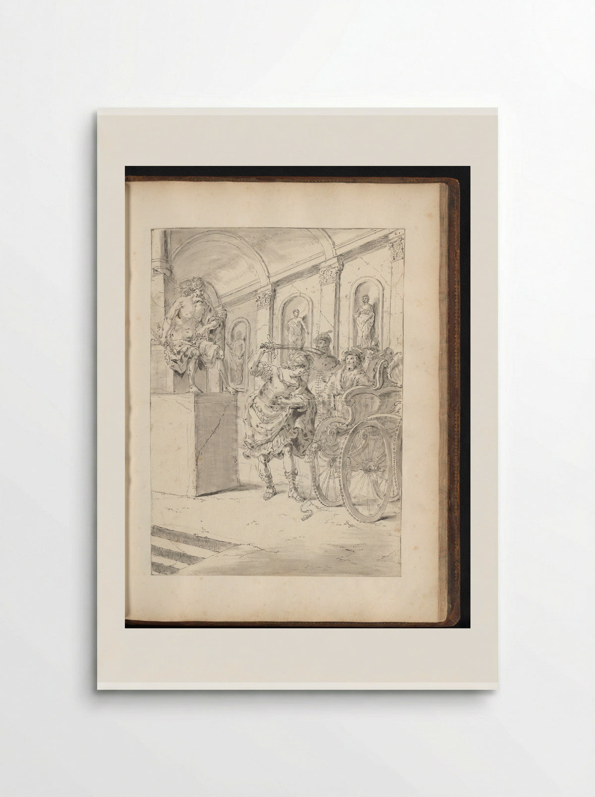 Alexander the Great Cutting the Gordian Knot - Leonaert Bramer - Poster