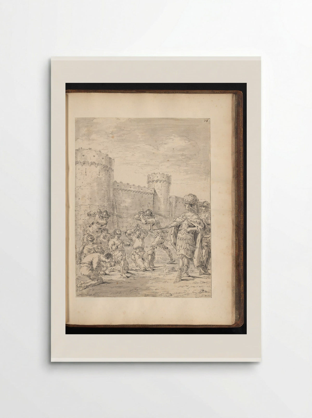 Alexander the Great Executing Indian Soldiers - Leonaert Bramer - Poster