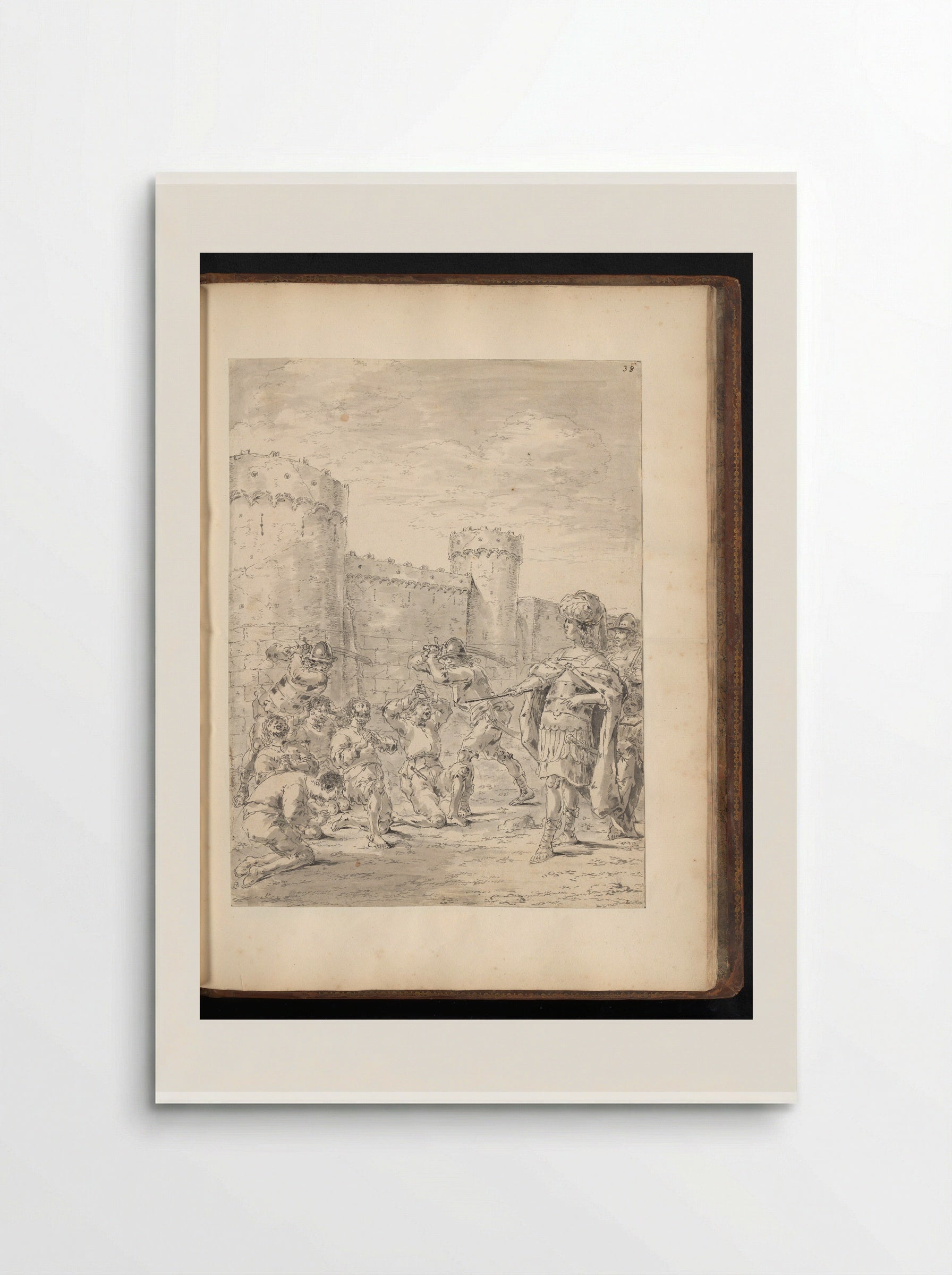 Alexander the Great Executing Indian Soldiers - Leonaert Bramer - Poster