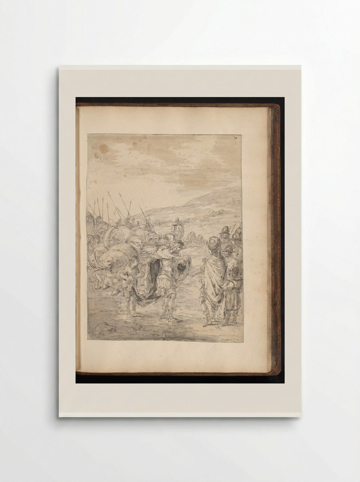 Alexander the Great Meets King Taxiles - Leonaert Bramer - Poster