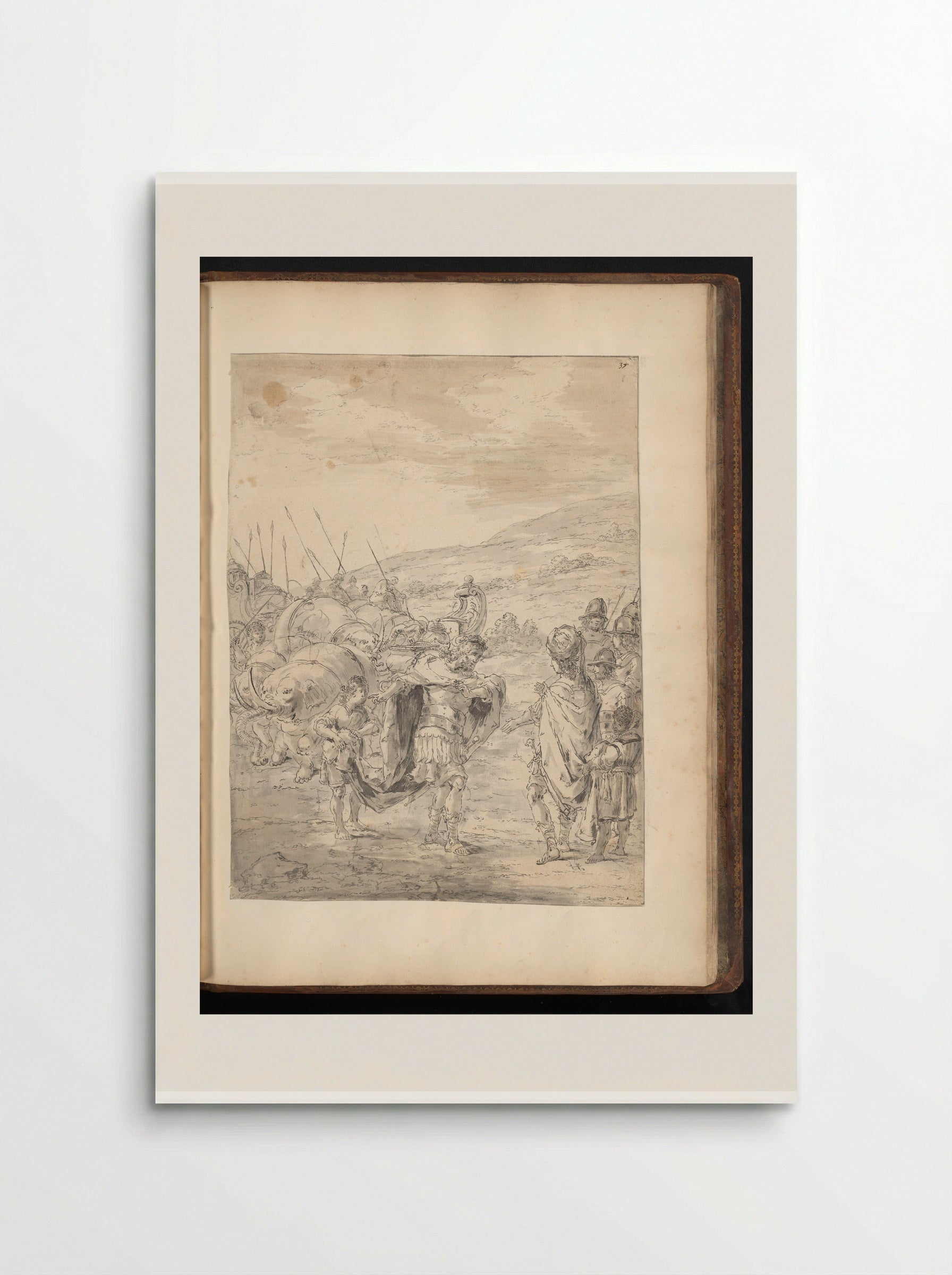 Alexander the Great Meets King Taxiles - Leonaert Bramer - Poster