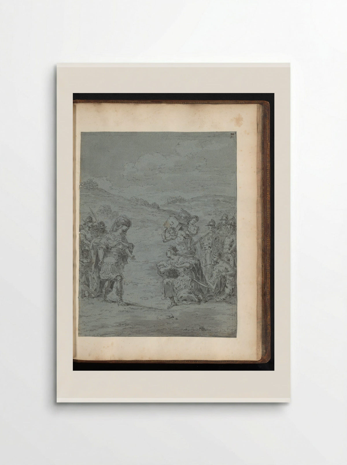 Alexander the Great Meets Thalestris, Queen of the Amazons - Leonaert Bramer - Poster