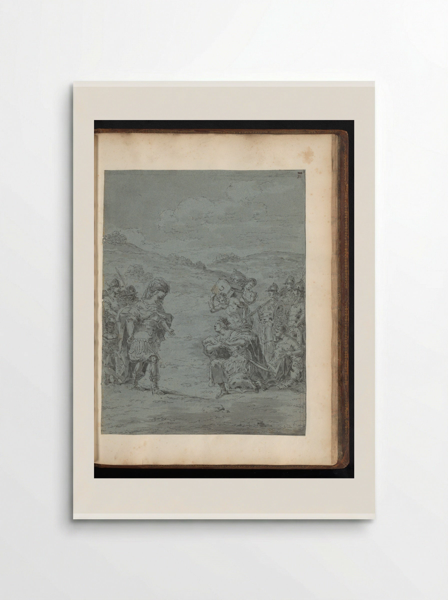 Alexander the Great Meets Thalestris, Queen of the Amazons - Leonaert Bramer - Poster
