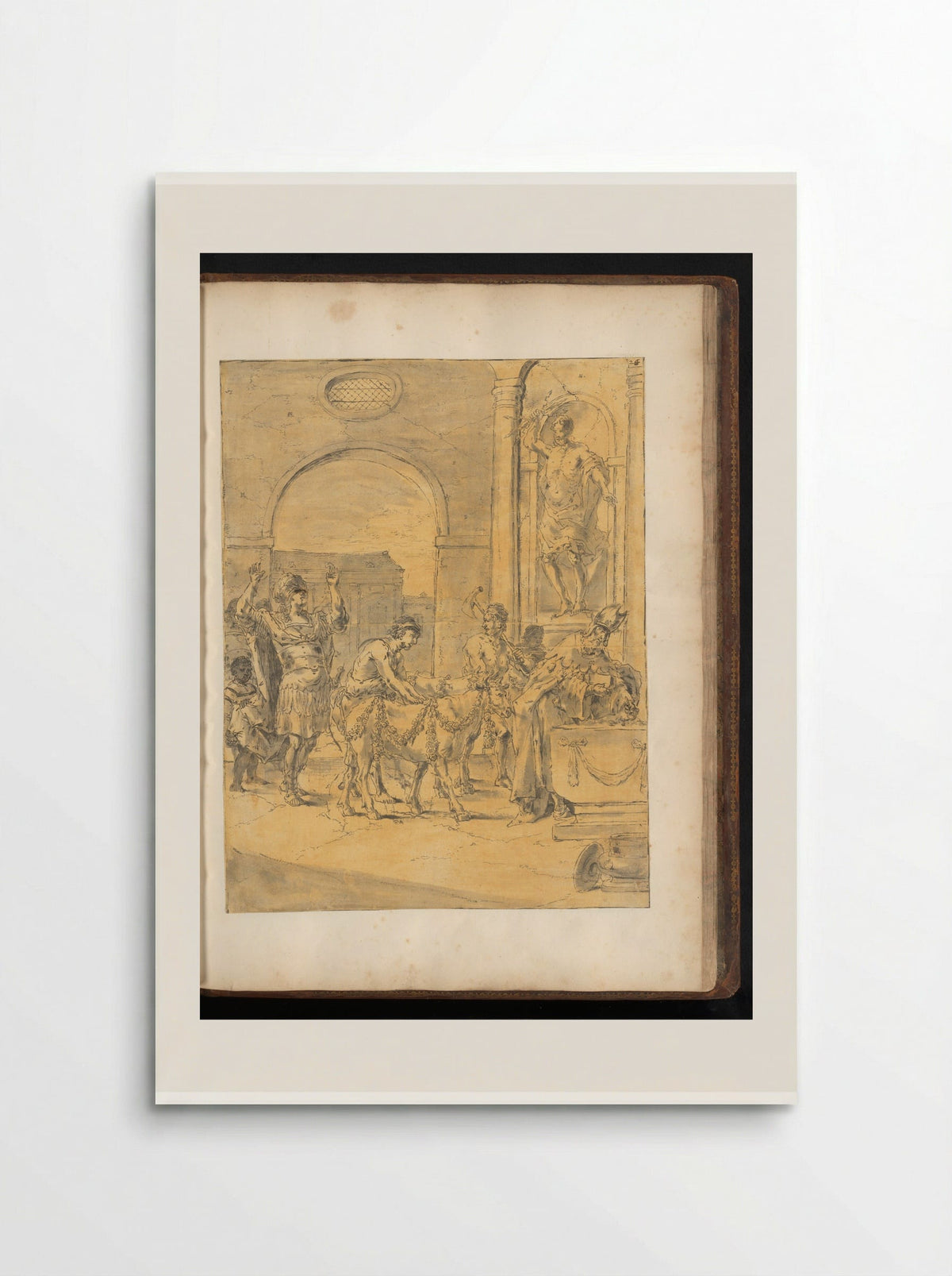 Alexander the Great Offering White Bulls to Jupiter - Leonaert Bramer - Poster