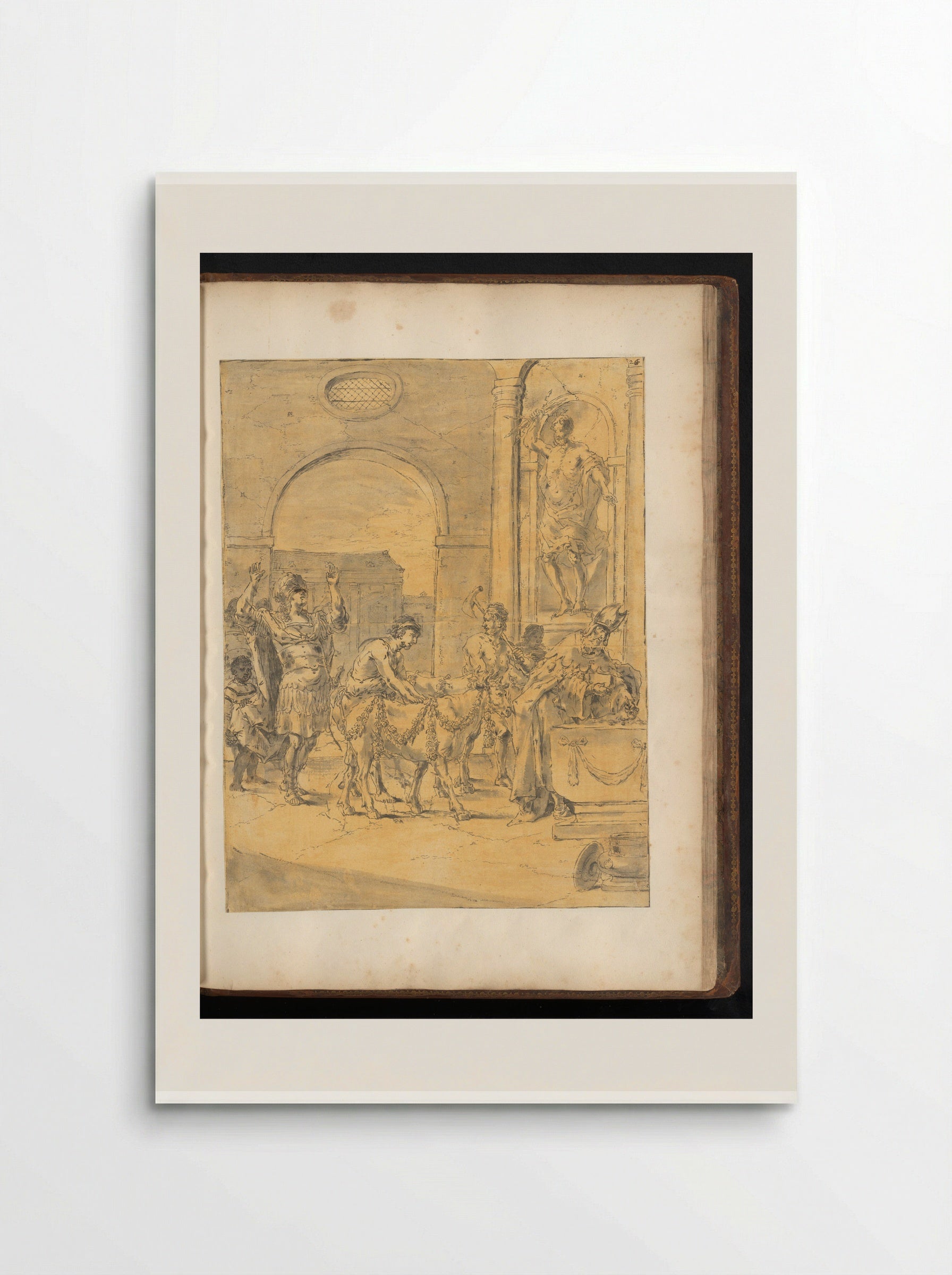 Alexander the Great Offering White Bulls to Jupiter - Leonaert Bramer - Poster