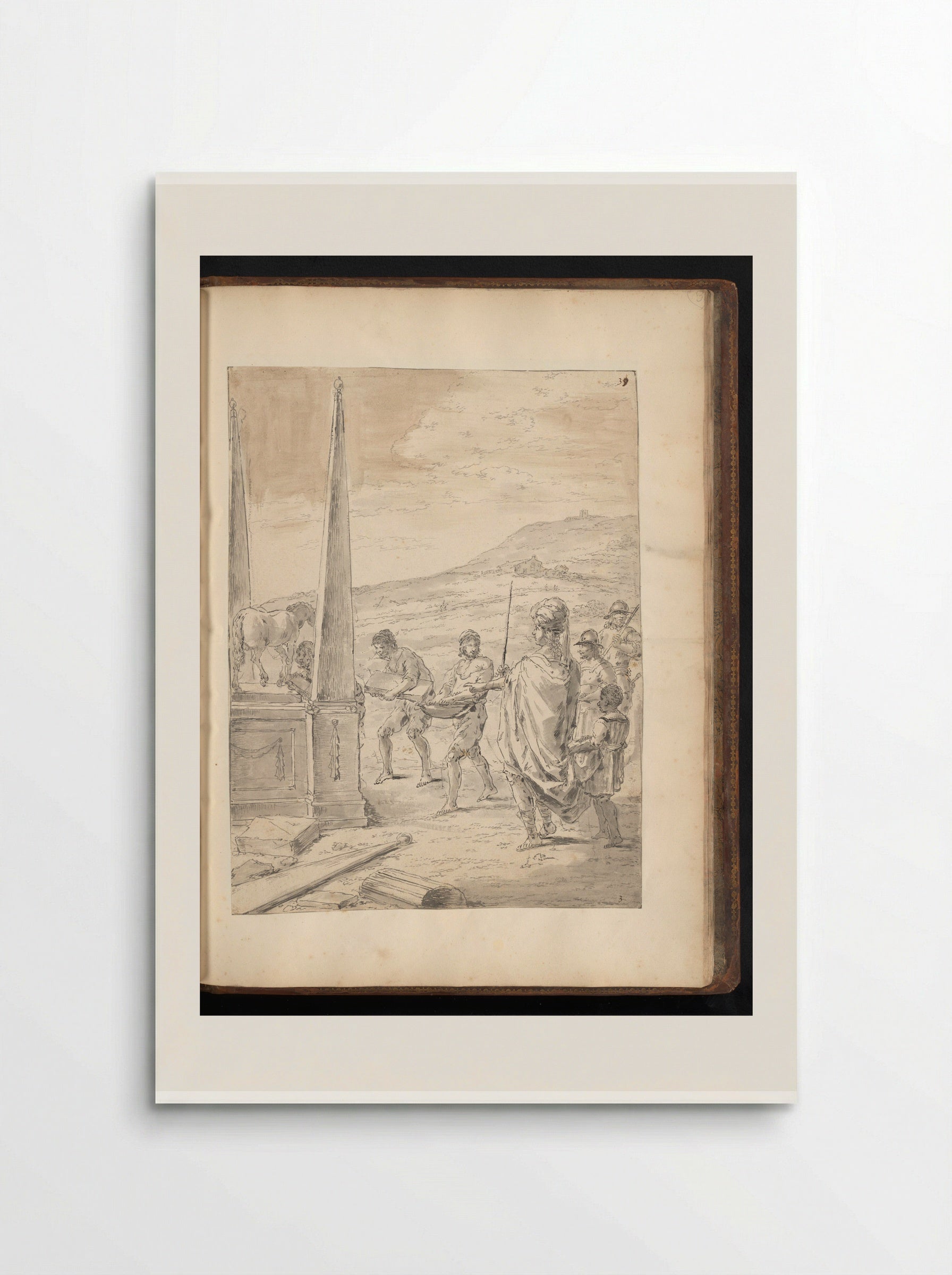 Alexander the Great Orders a Tomb for his Horse Bucephalus - Leonaert Bramer - Poster