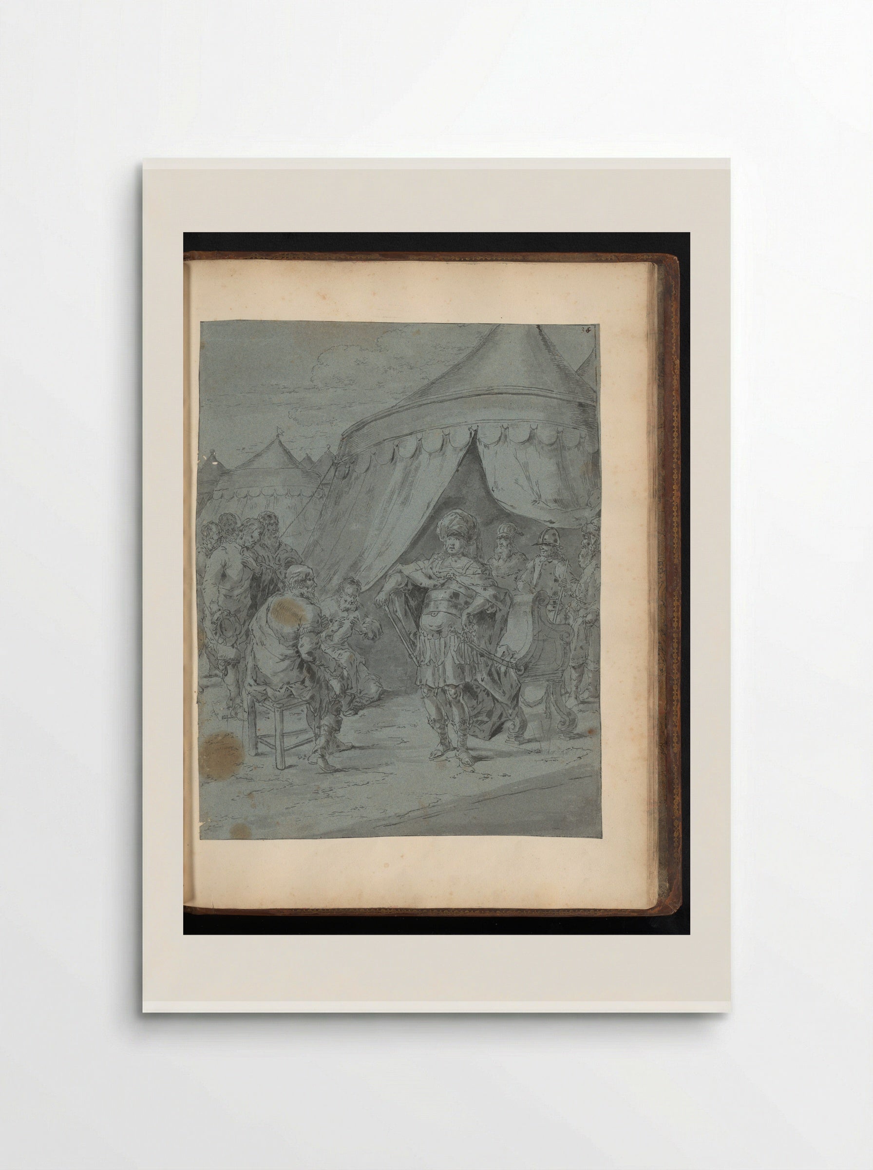 Alexander the Great Receiving Envoys - Leonaert Bramer - Poster