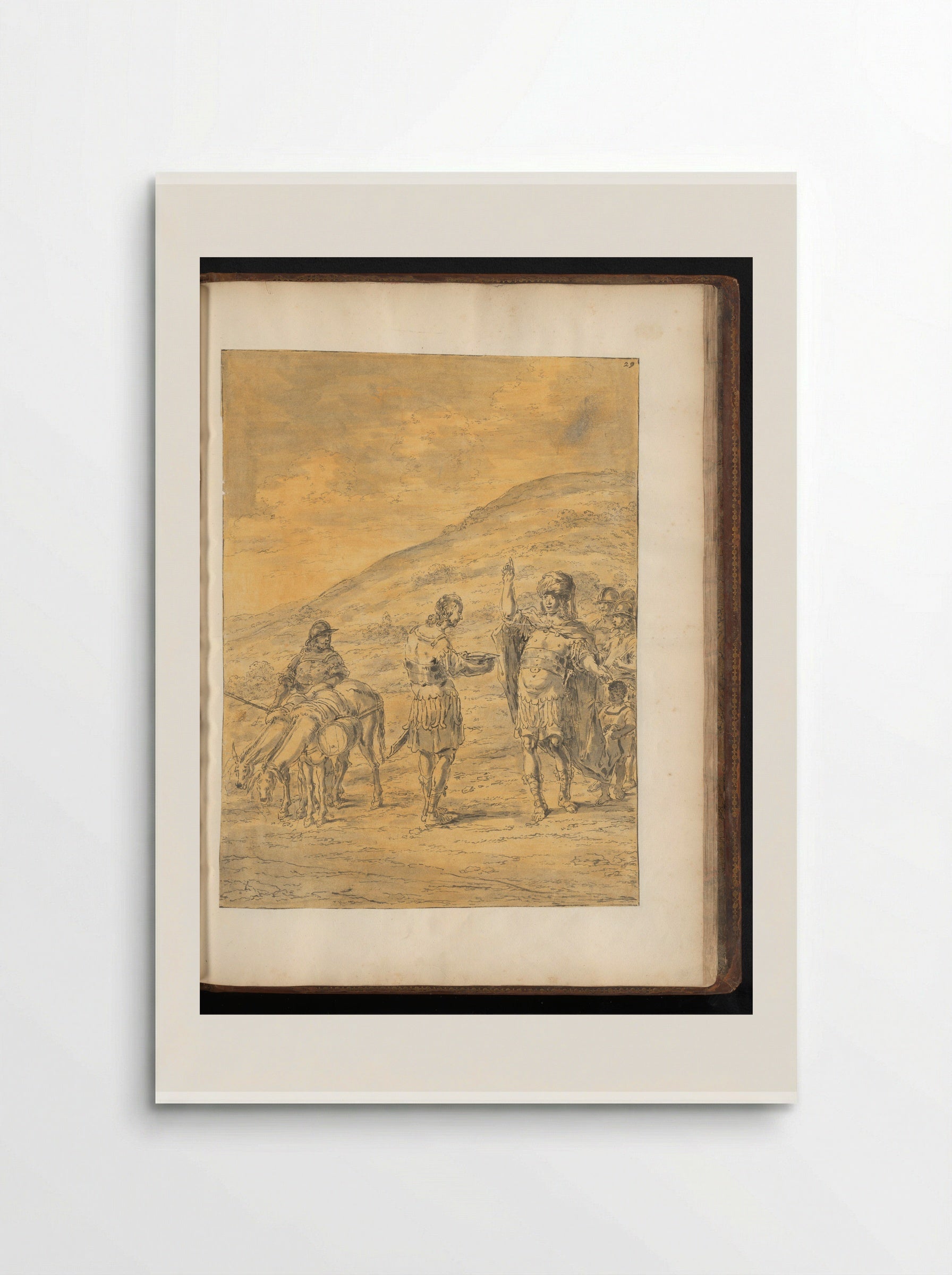 Alexander the Great Refusing Water - Leonaert Bramer - Poster