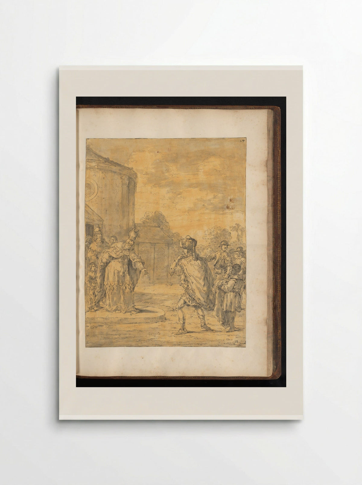 Alexander the Great Visits the Temple of Jupiter - Leonaert Bramer - Poster